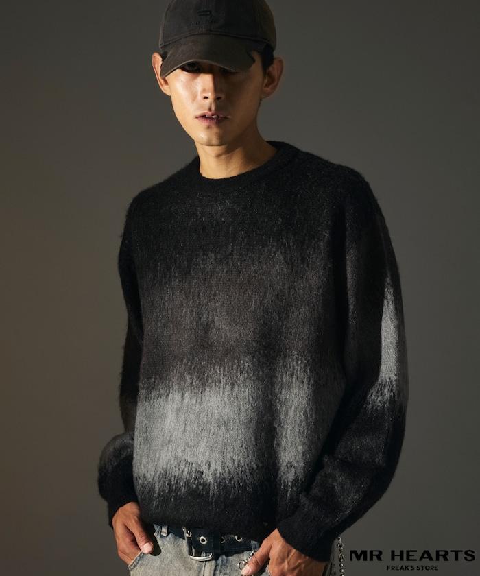 MR HEARTS 先生之心 漸變領圓領針織衫 【限定推出】