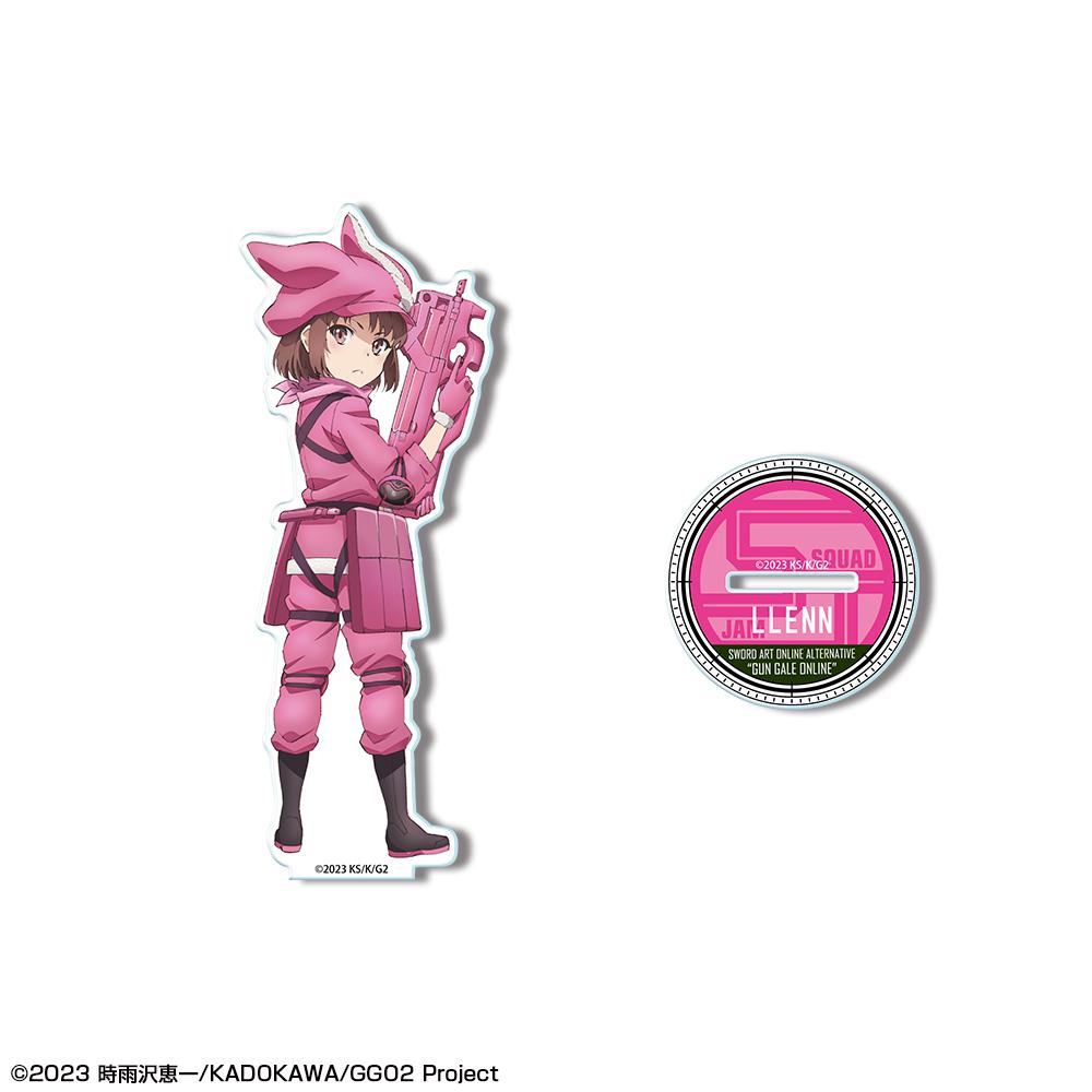 《刀劍神域》替代·槍械領域·在線Ⅱ_亞克力支架 設計01(蓮)