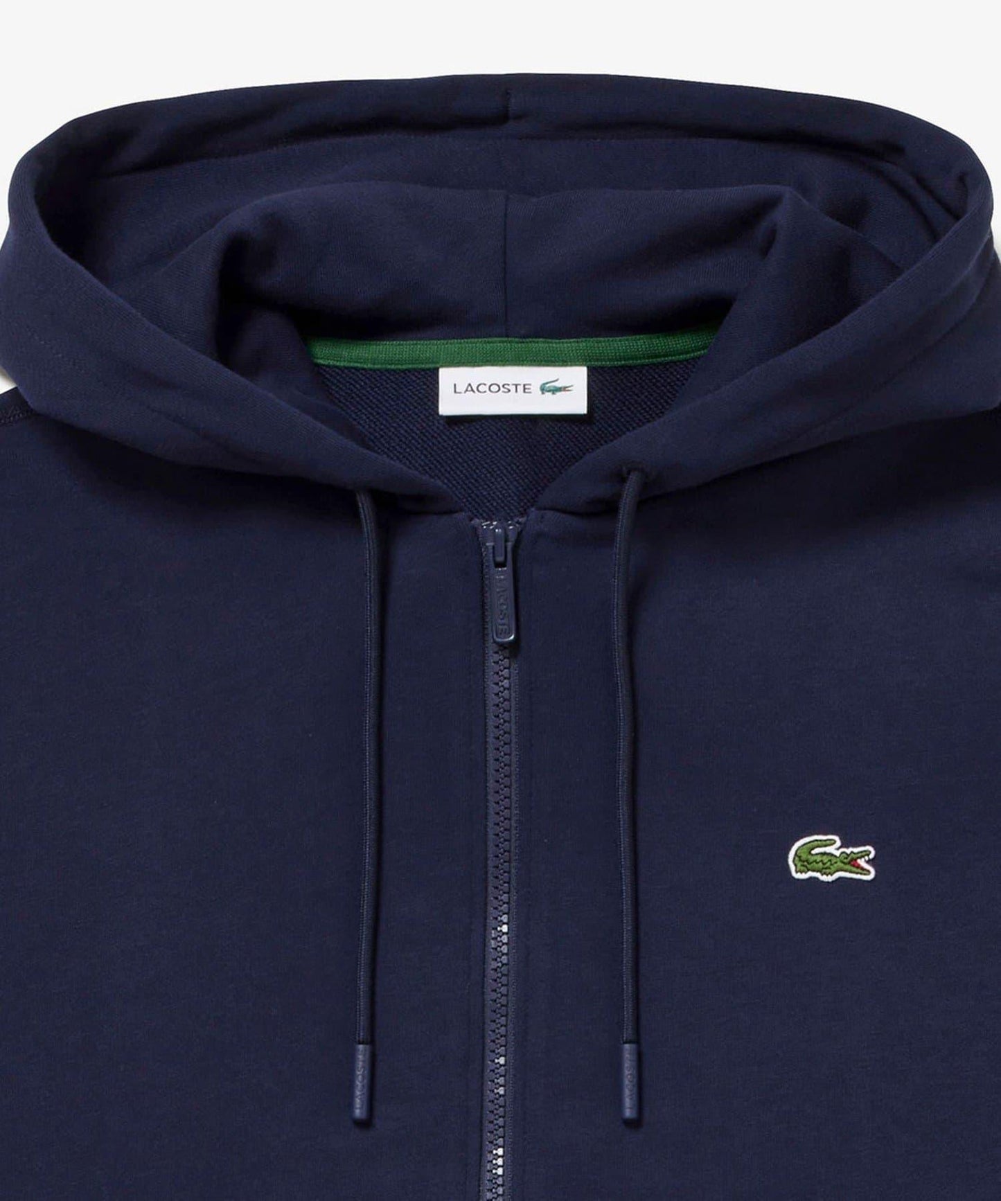 【LACOSTE】高級衛衣拉鍊帽衫