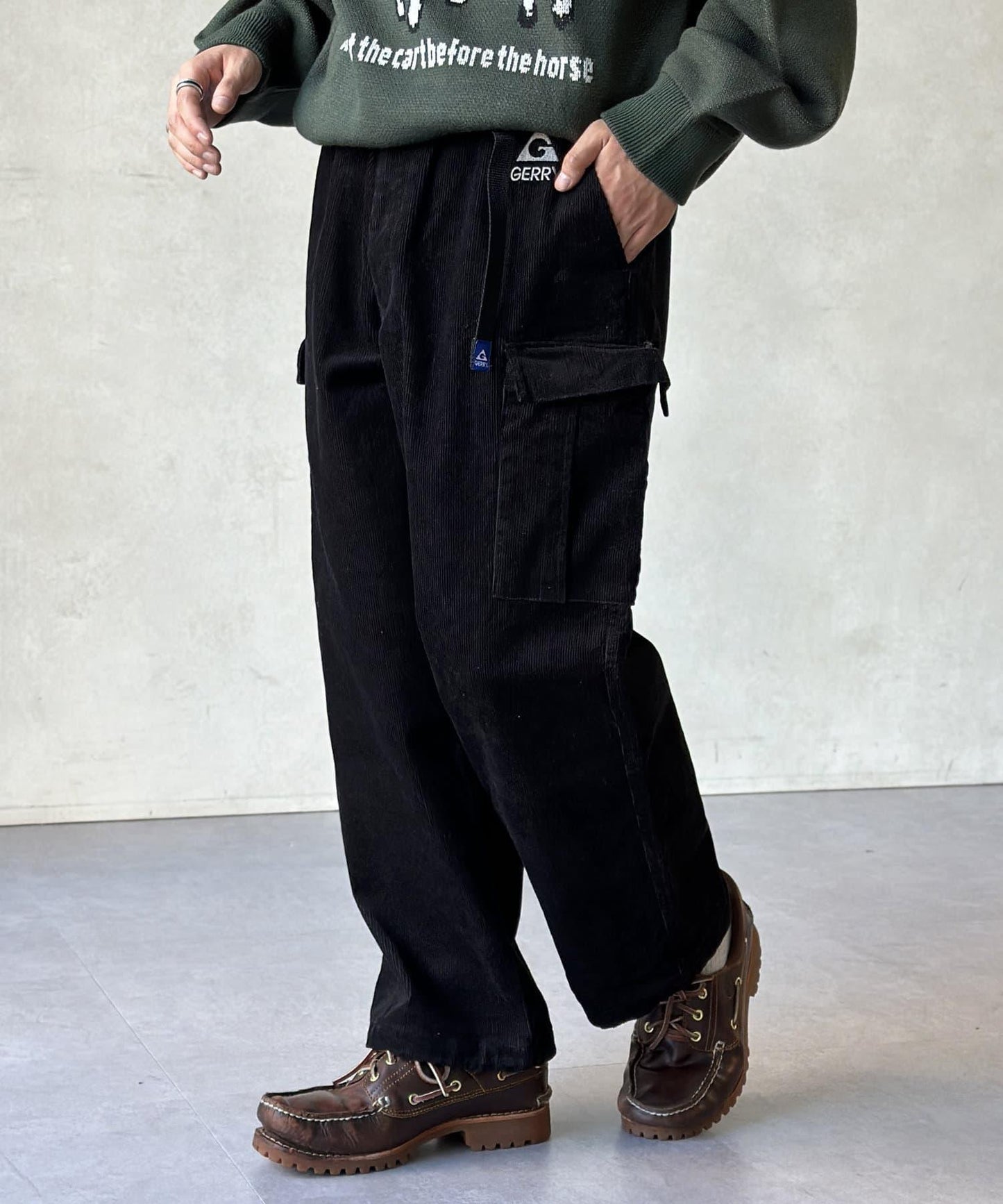【GERRY】燈芯絨工裝褲
