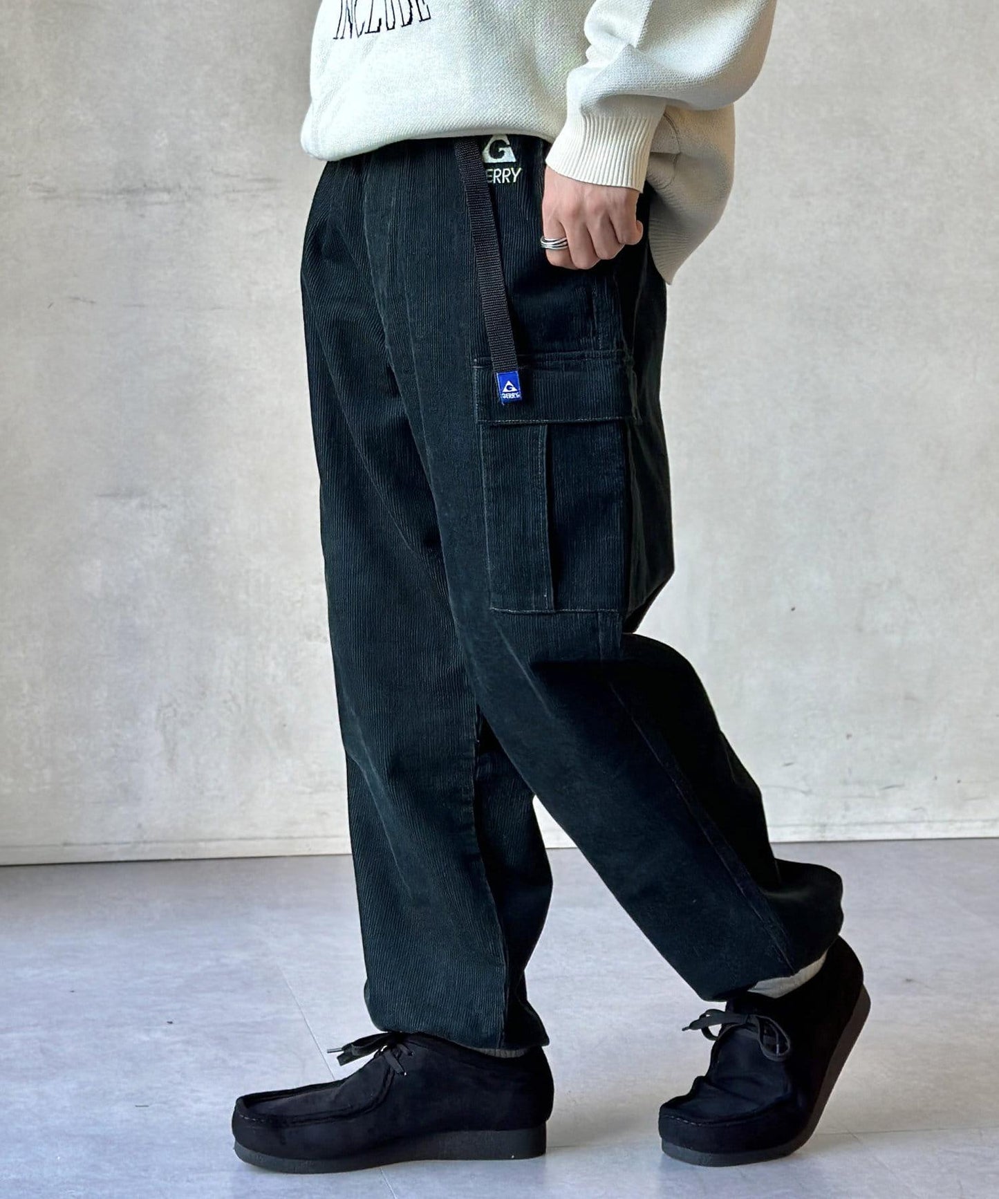 【GERRY】燈芯絨工裝褲