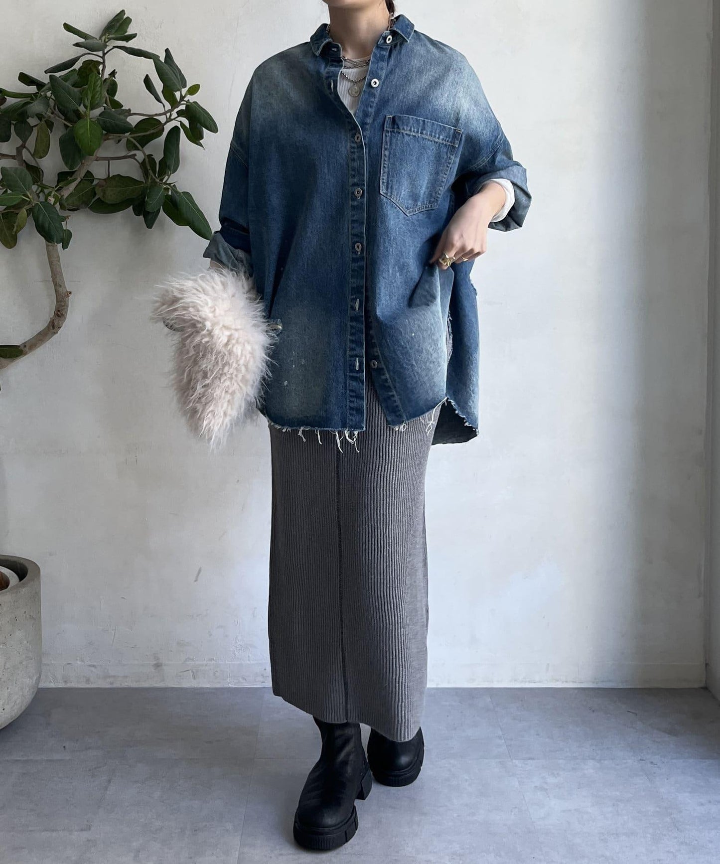 【限定】寬鬆長裙