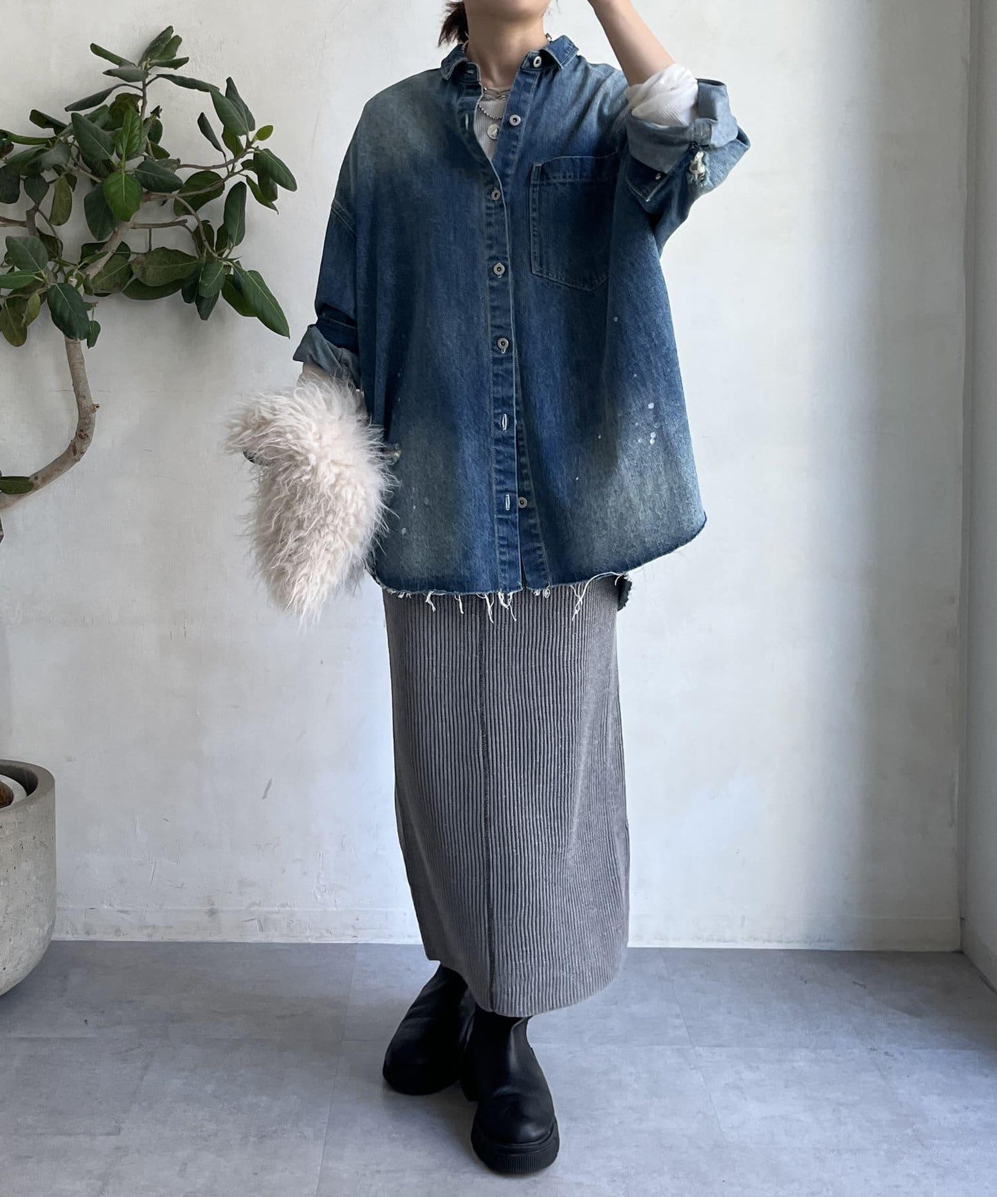 【限定】寬鬆長裙