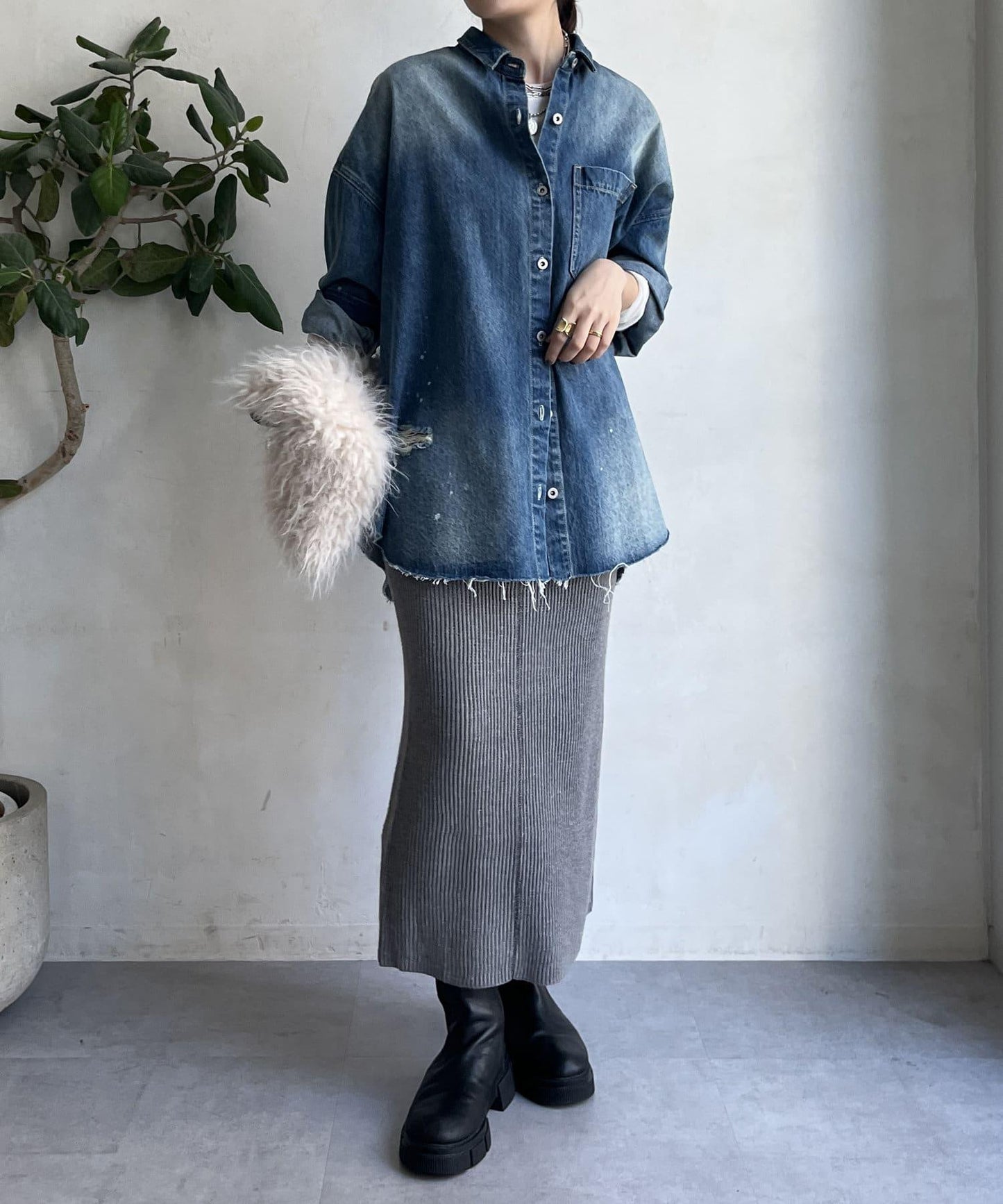 【限定】寬鬆長裙