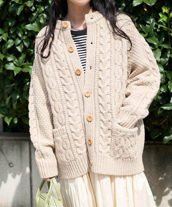 漁夫編織開衫