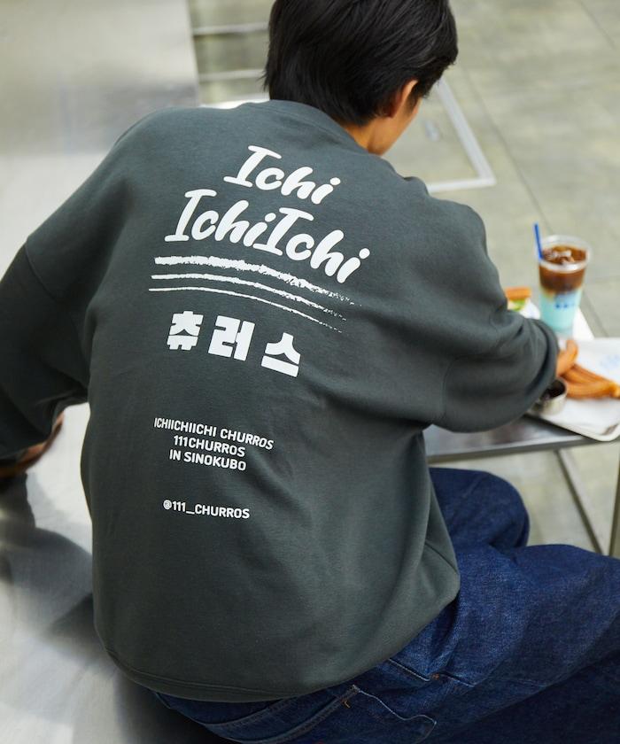 111根麵包條×FREAK'S STORE 大尺寸 後背印花 圓領衛衣