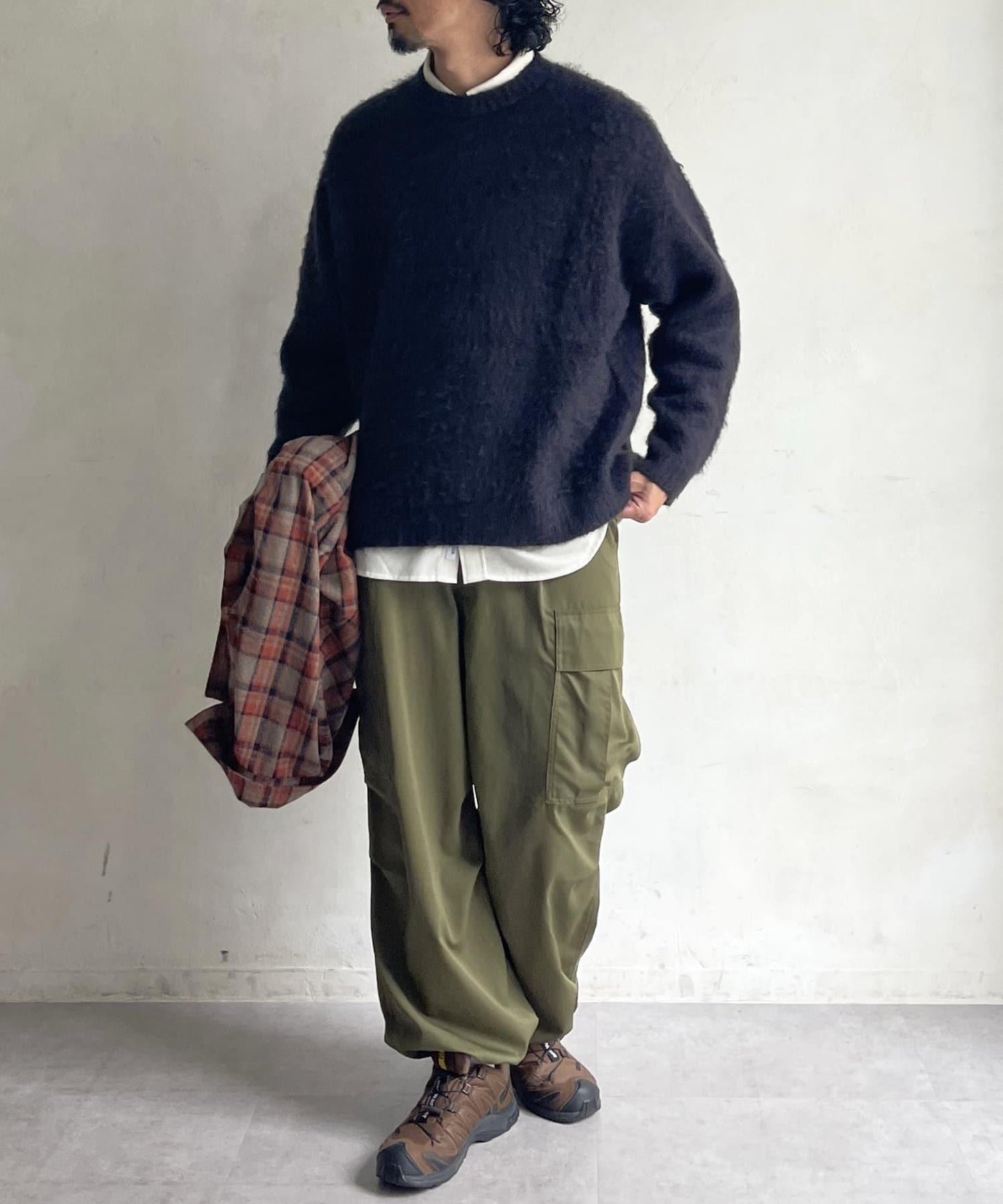 MIX絲仿毛針織衫