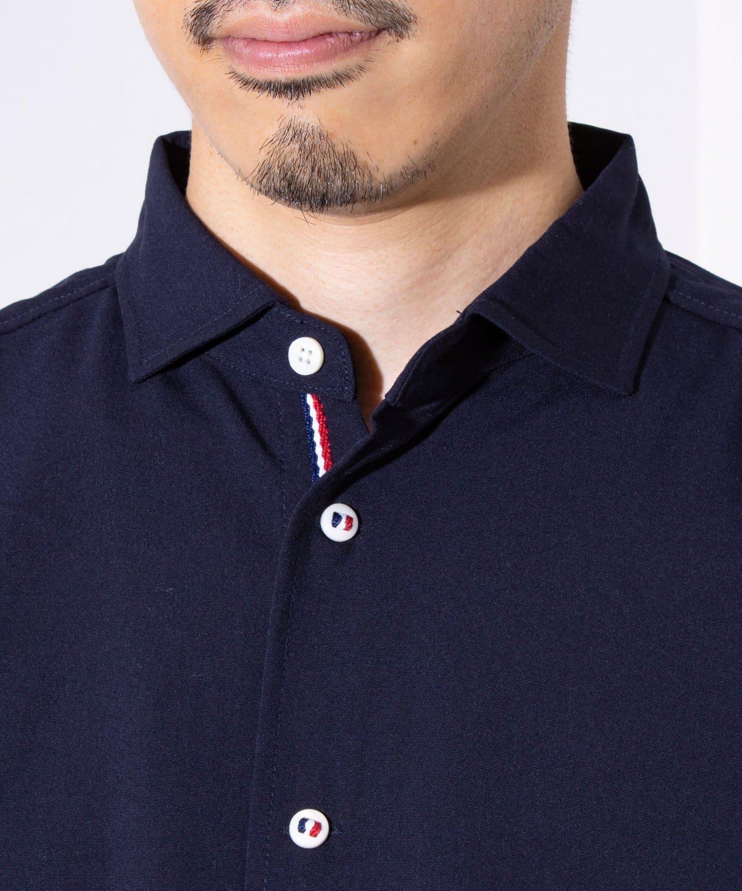 【商務休閒款式】【GLOSTER】羊毛仿 帆布襯衫