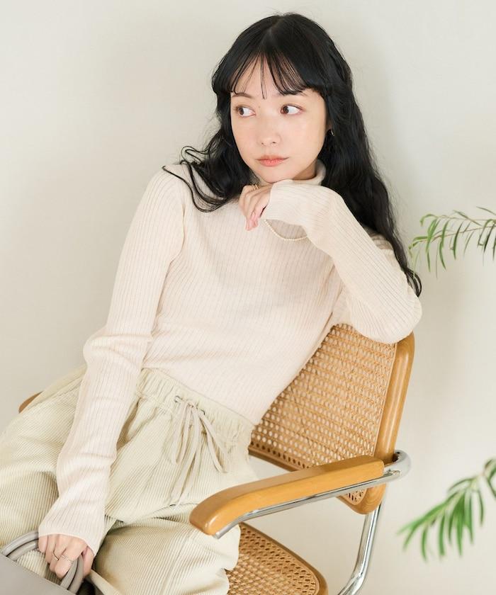 可機洗 高領針織衫