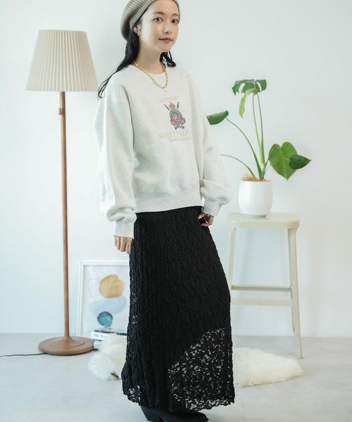 徽章刺繡 短款衛衣