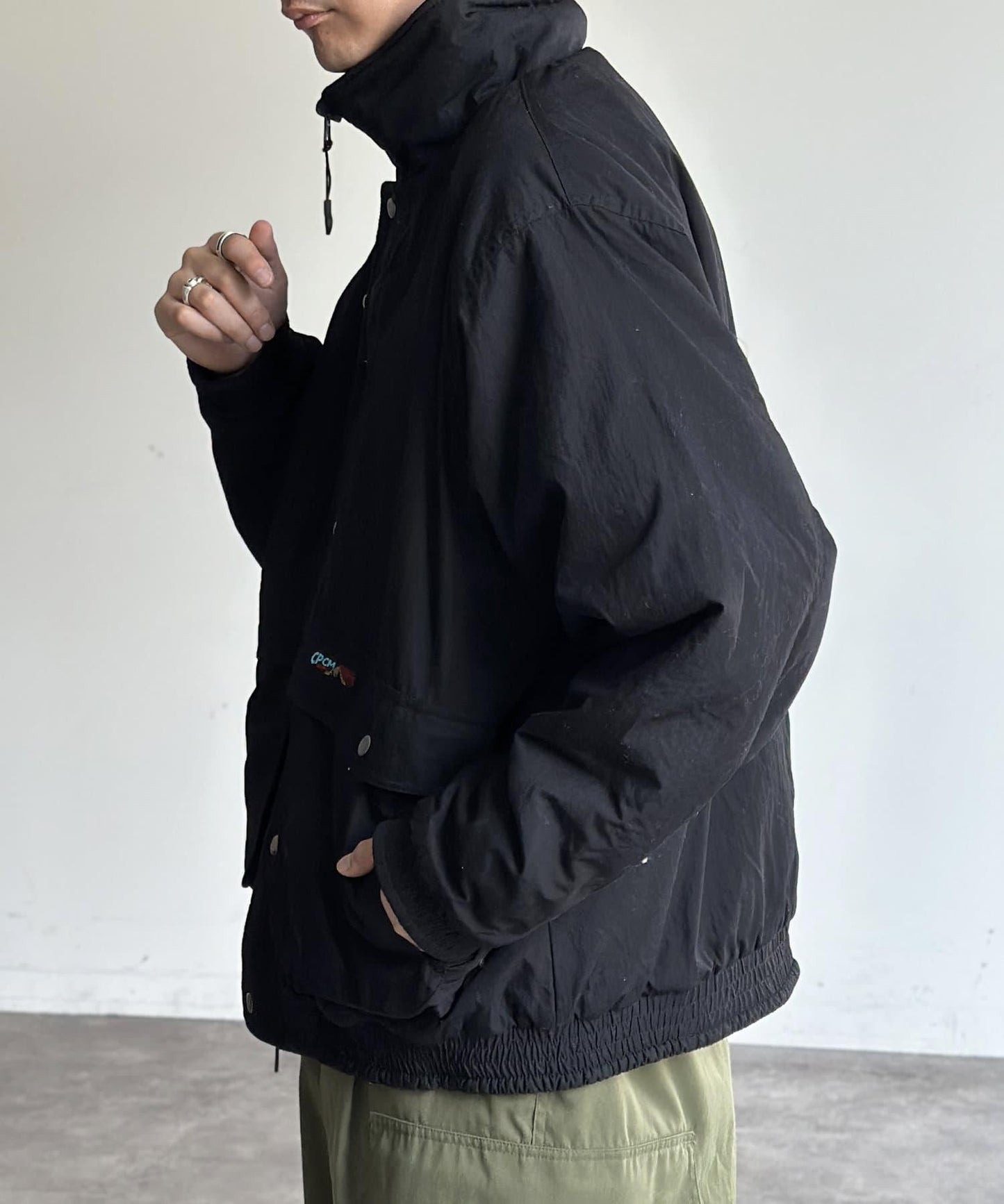 可逆立領夾克