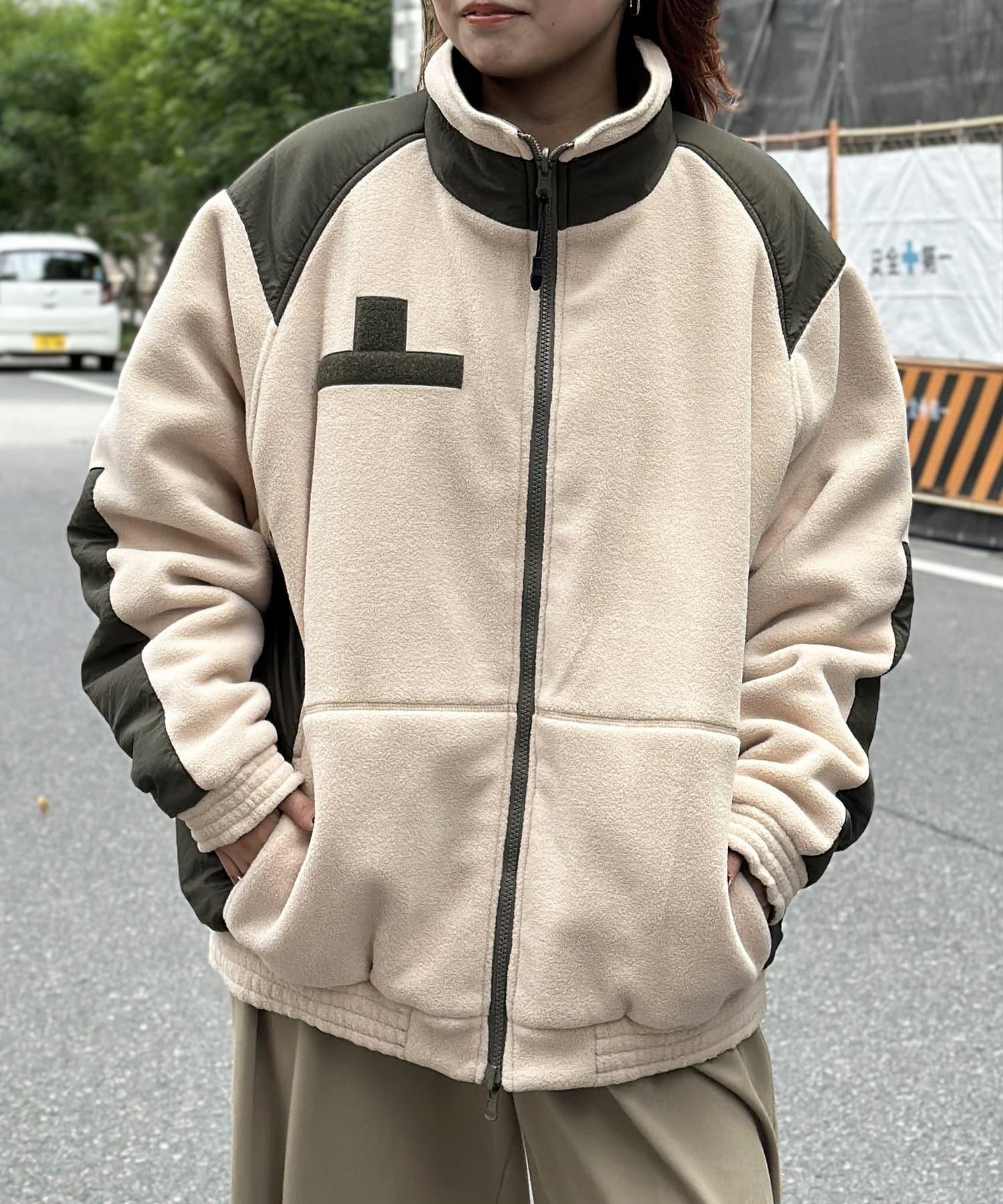 可逆立領夾克