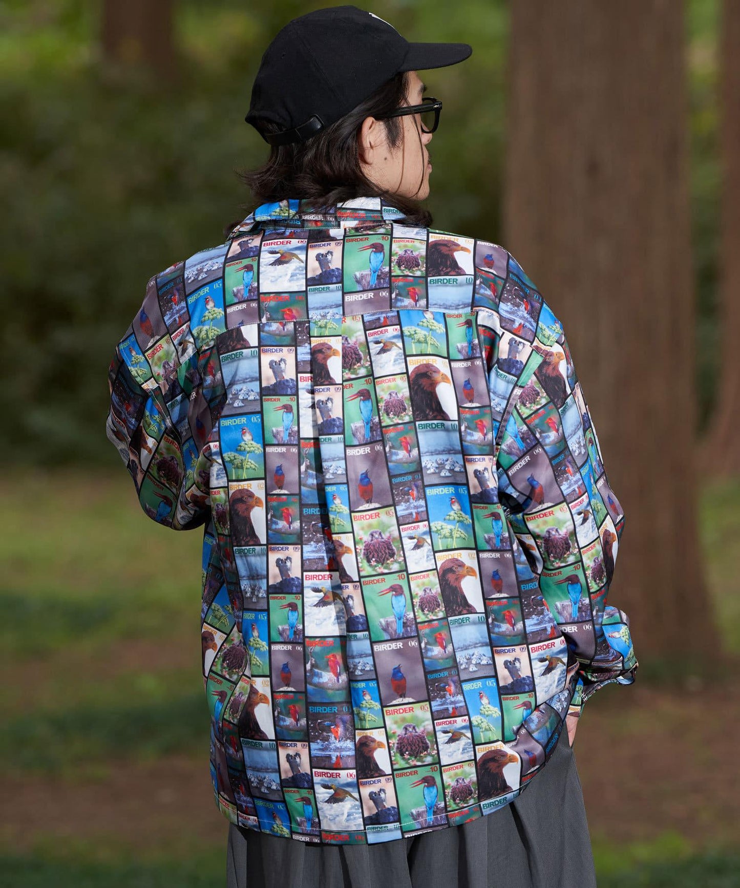 【鳥類×鳥狂熱者】雜誌印花襯衫