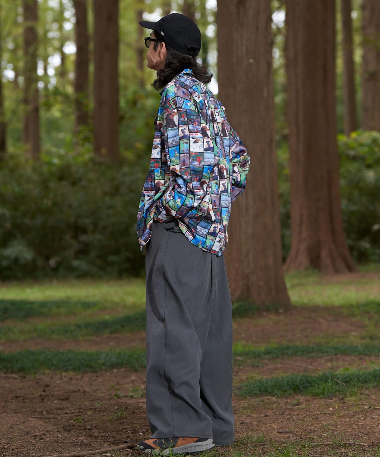 【鳥類×鳥狂熱者】雜誌印花襯衫