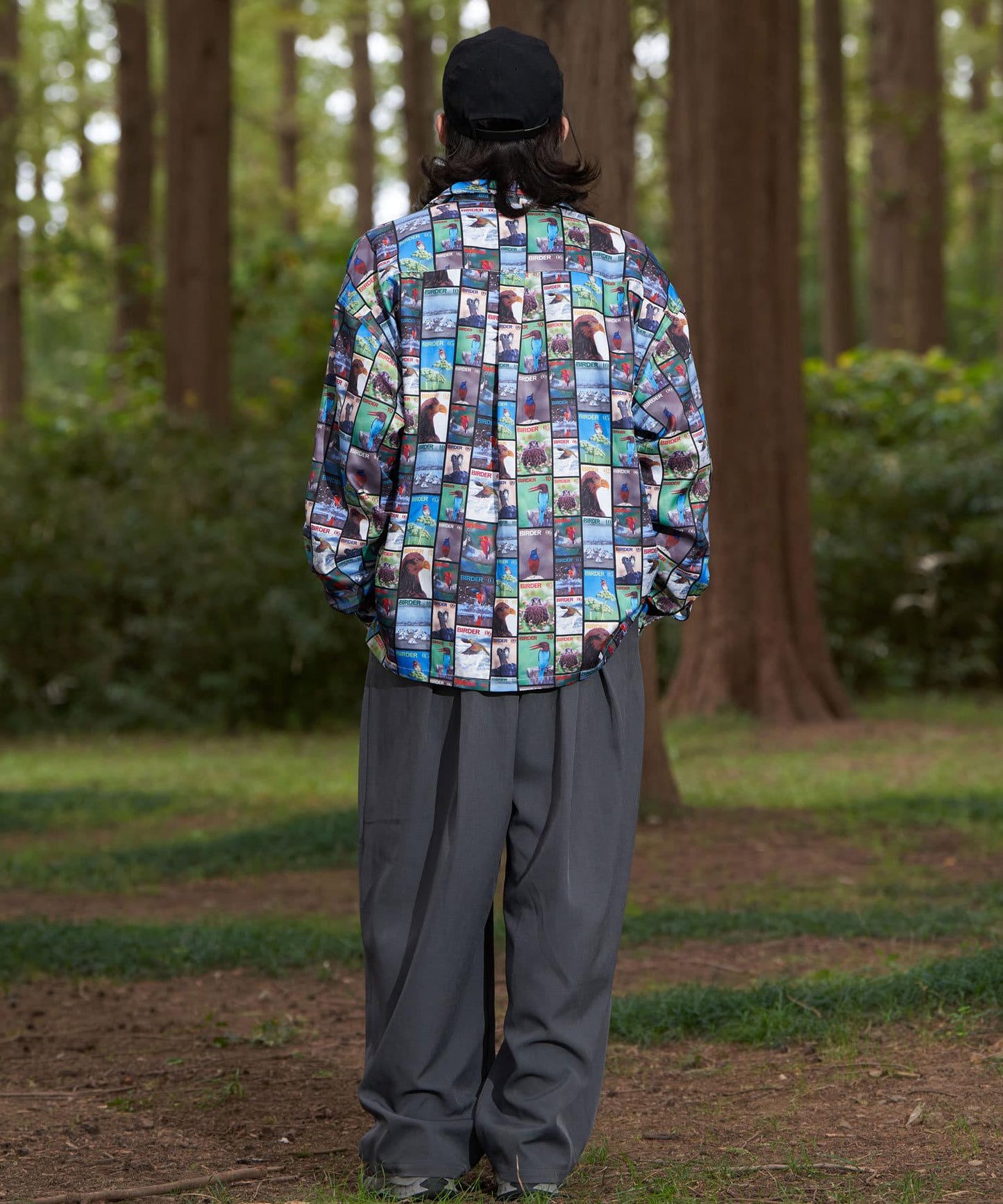 【鳥類×鳥狂熱者】雜誌印花襯衫