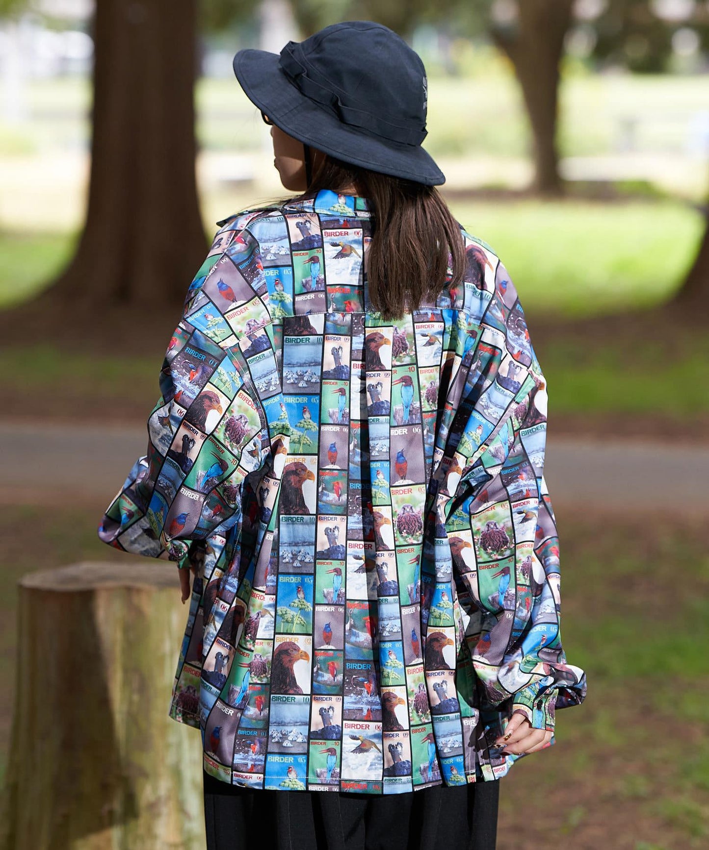 【鳥類×鳥狂熱者】雜誌印花襯衫