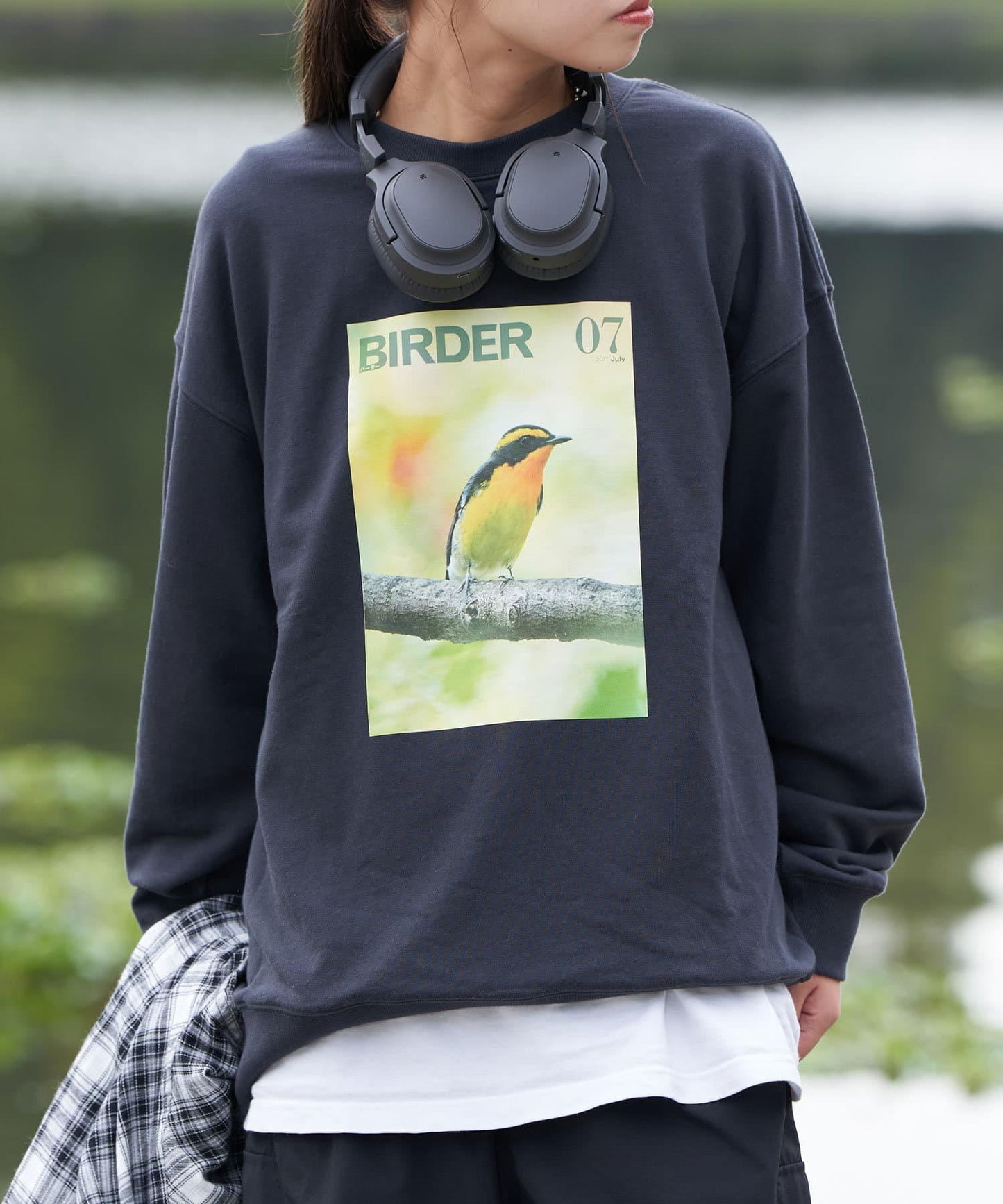 【鳥類×鳥狂熱者】雜誌印花衛衣
