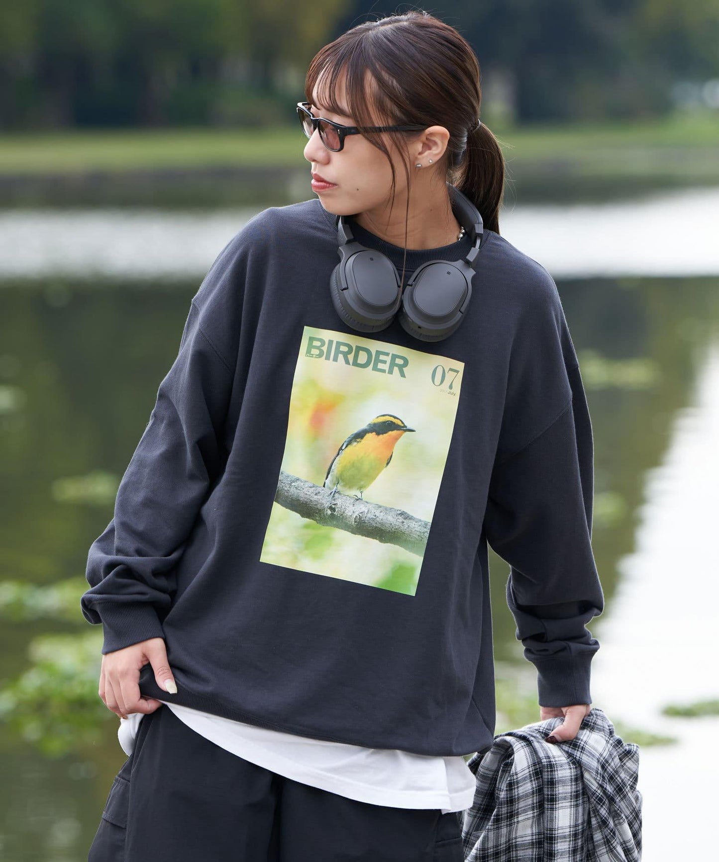 【鳥類×鳥狂熱者】雜誌印花衛衣