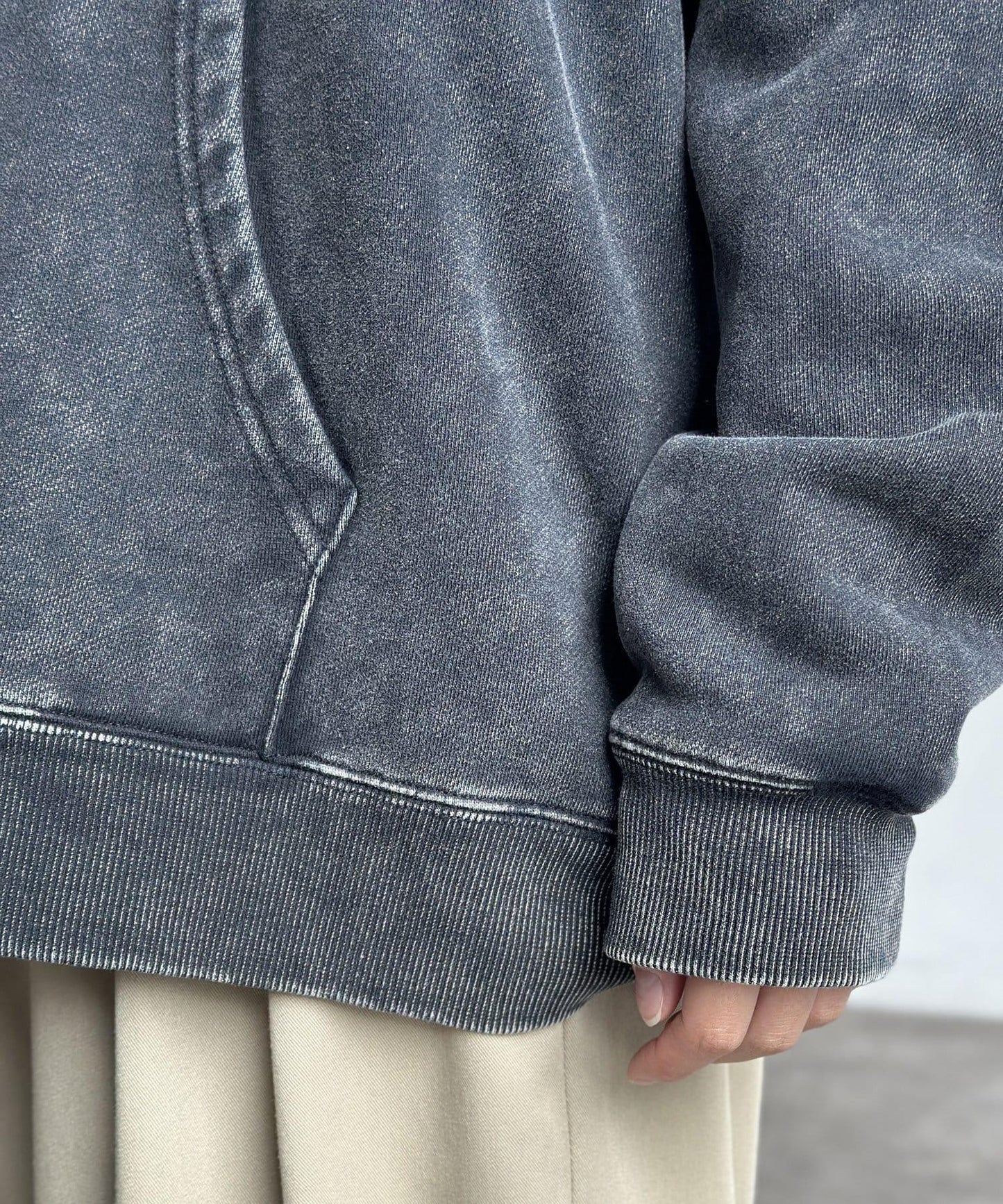 裡起毛粉末處理衛衣