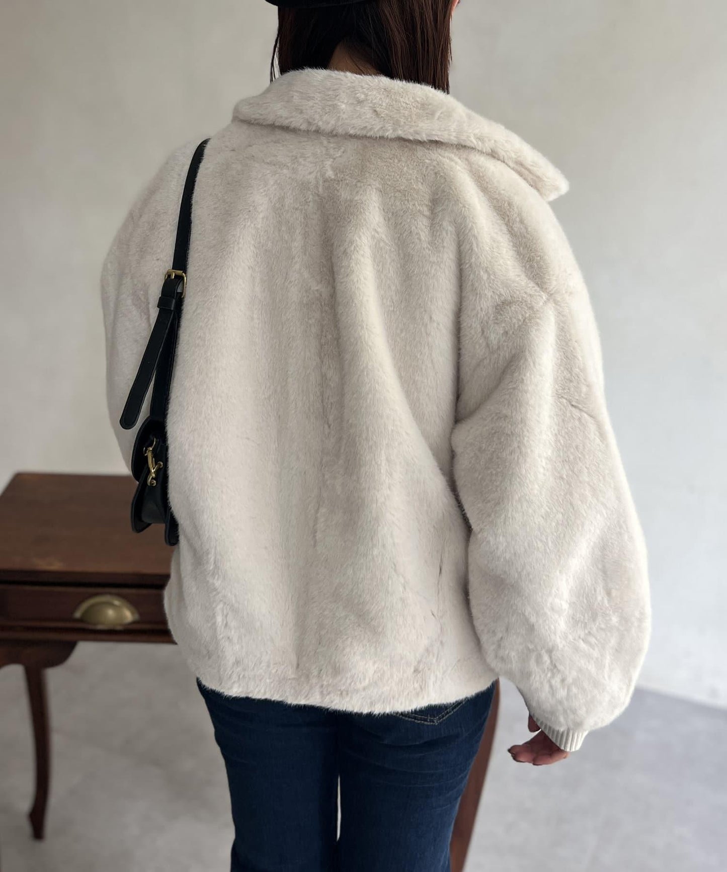 貂毛繭形夾克