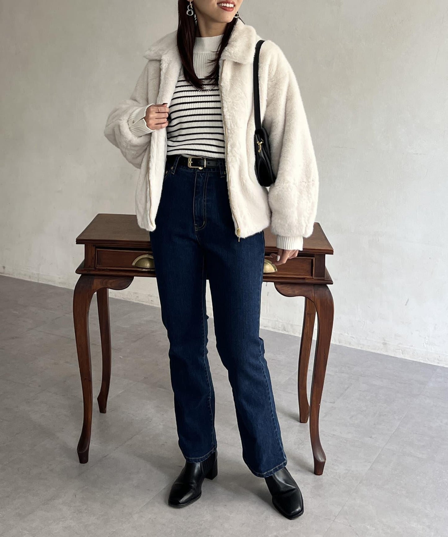 貂毛繭形夾克