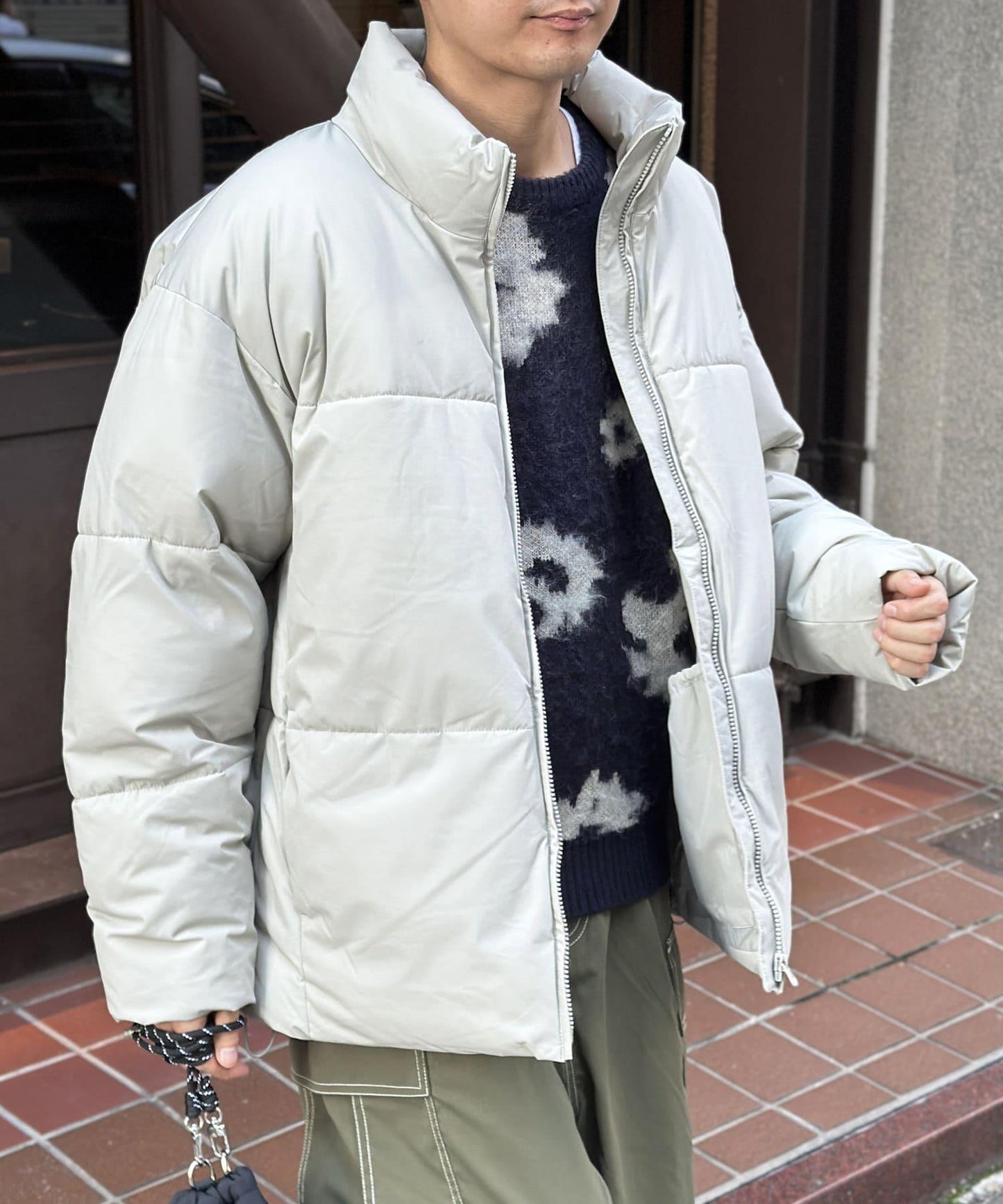 尼龍彈力中絨夾克