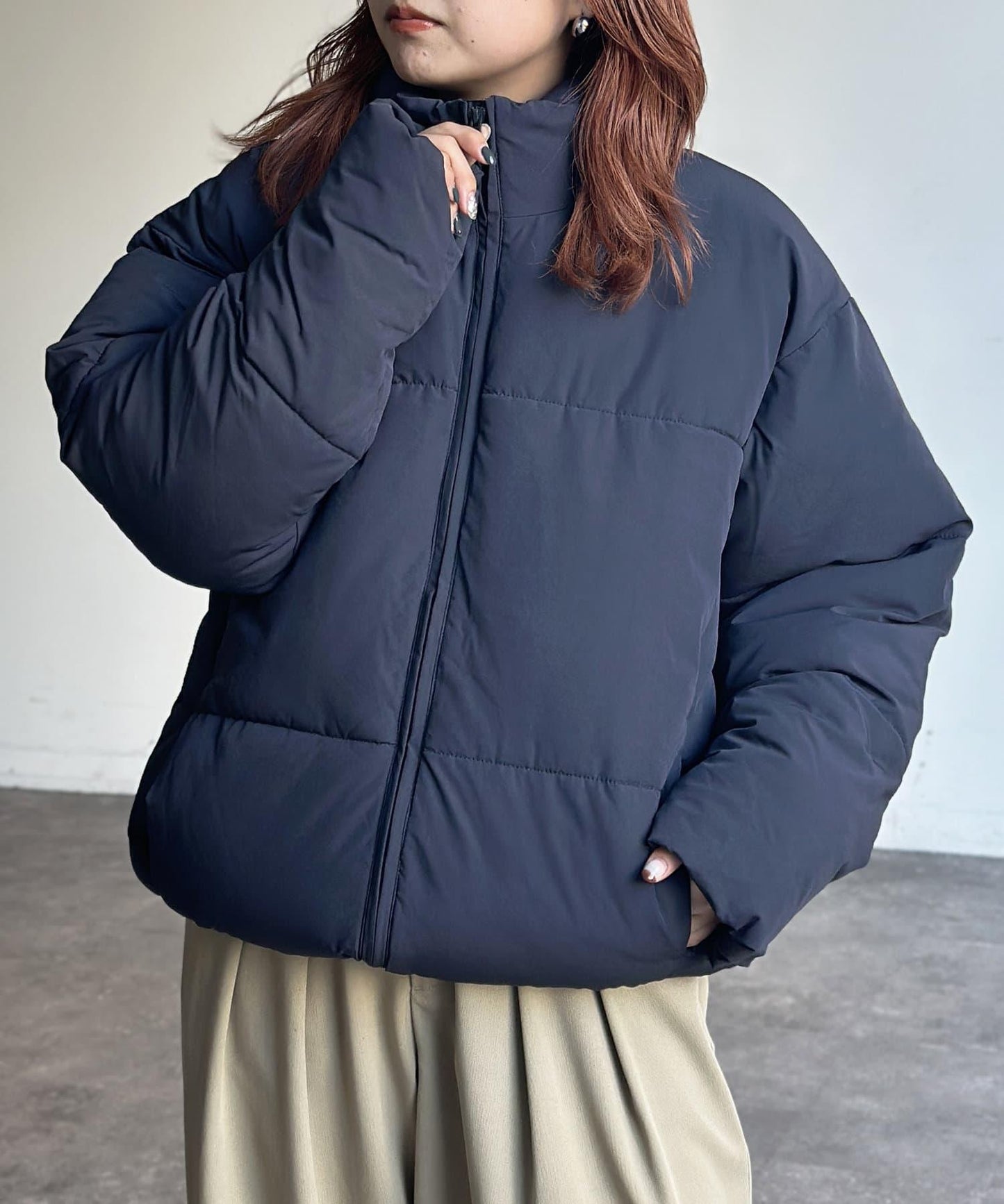 尼龍彈力中絨夾克
