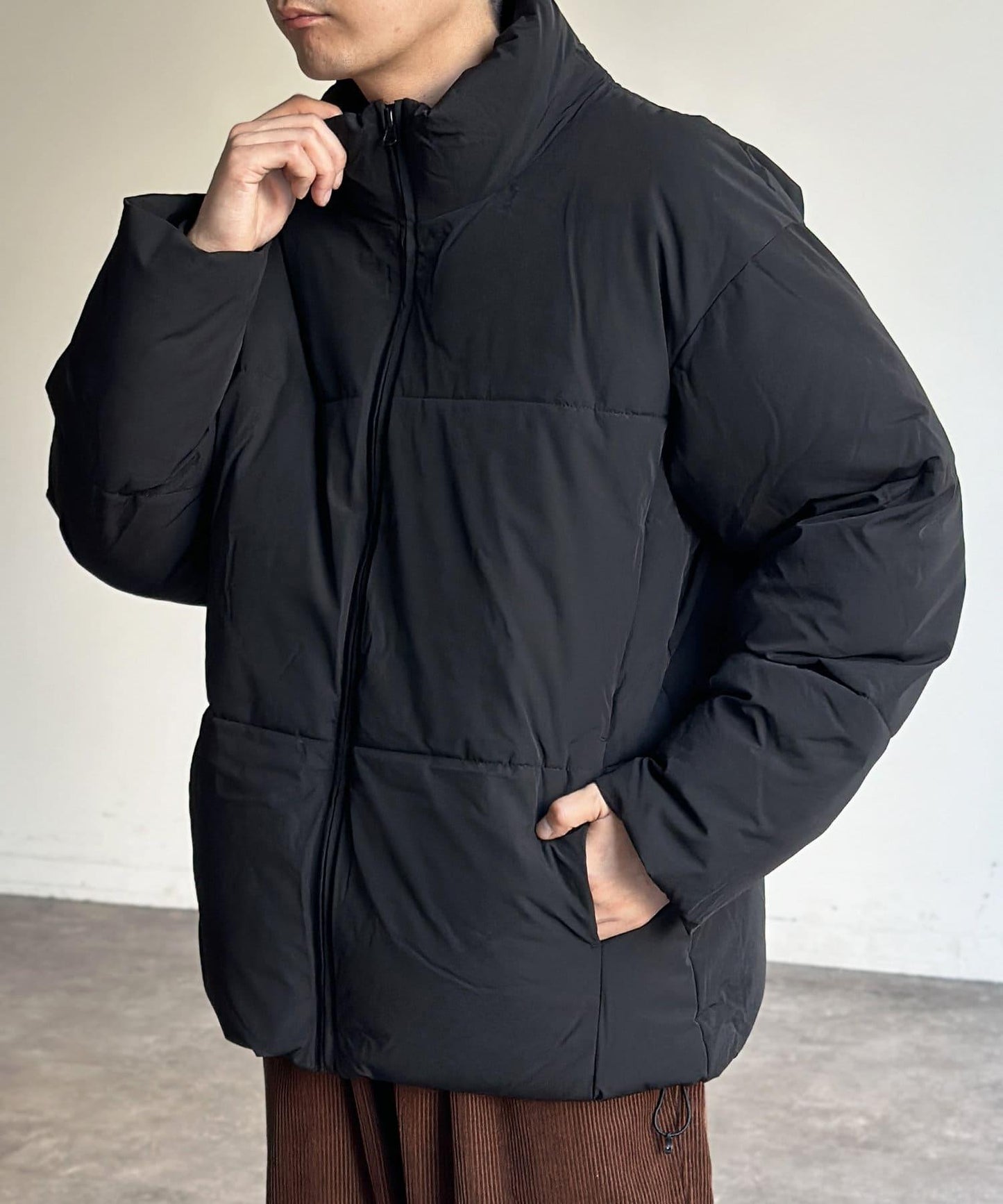尼龍彈力中絨夾克