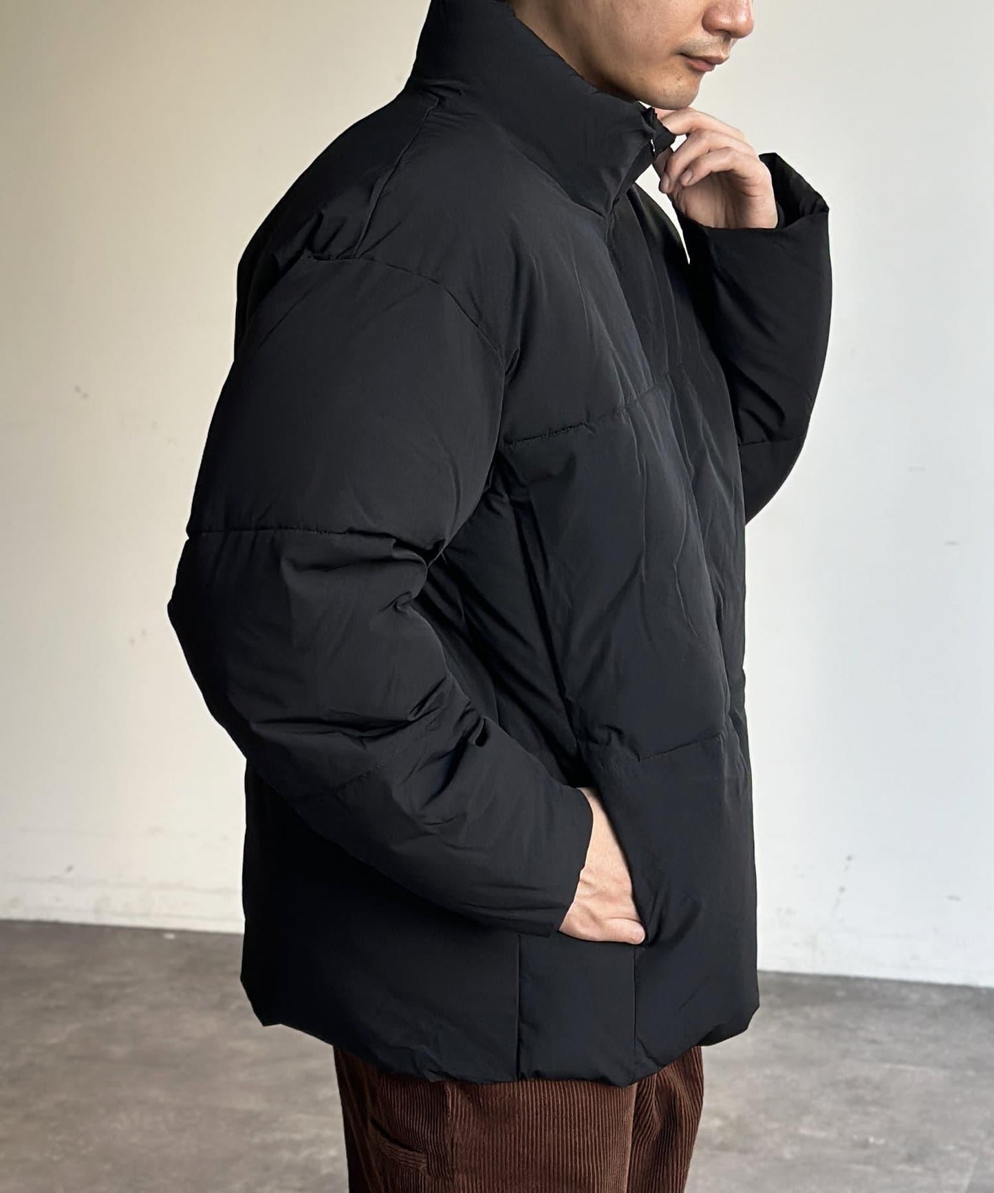 尼龍彈力中絨夾克