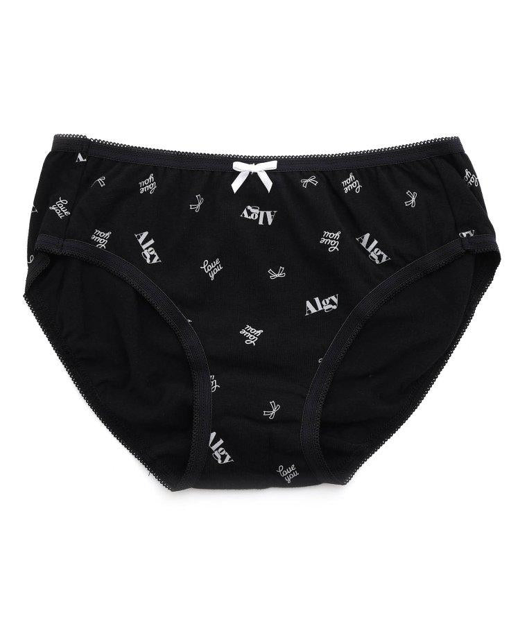 蝴蝶結圖案logo短褲