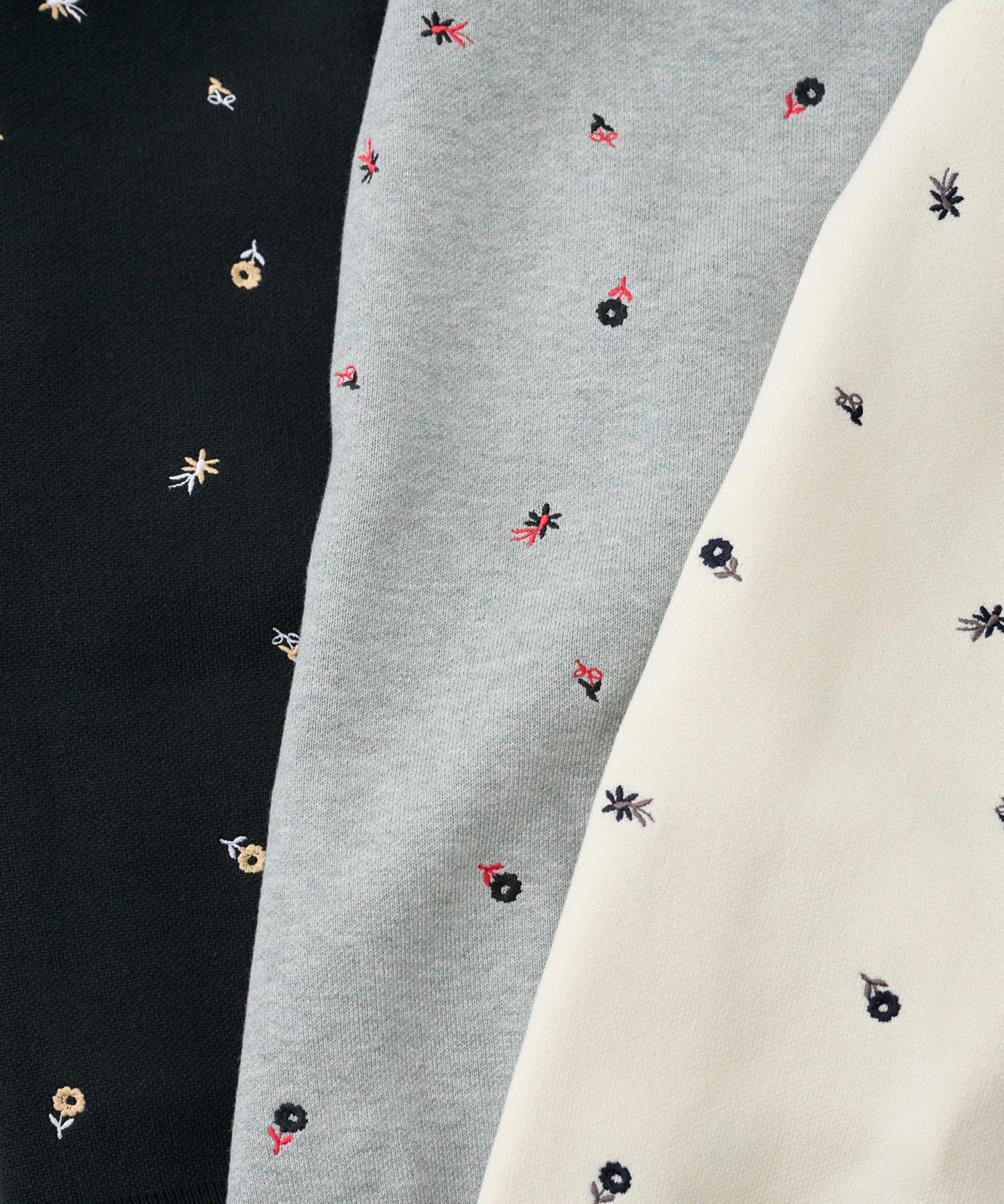 刺繡衛衣式口袋開衫