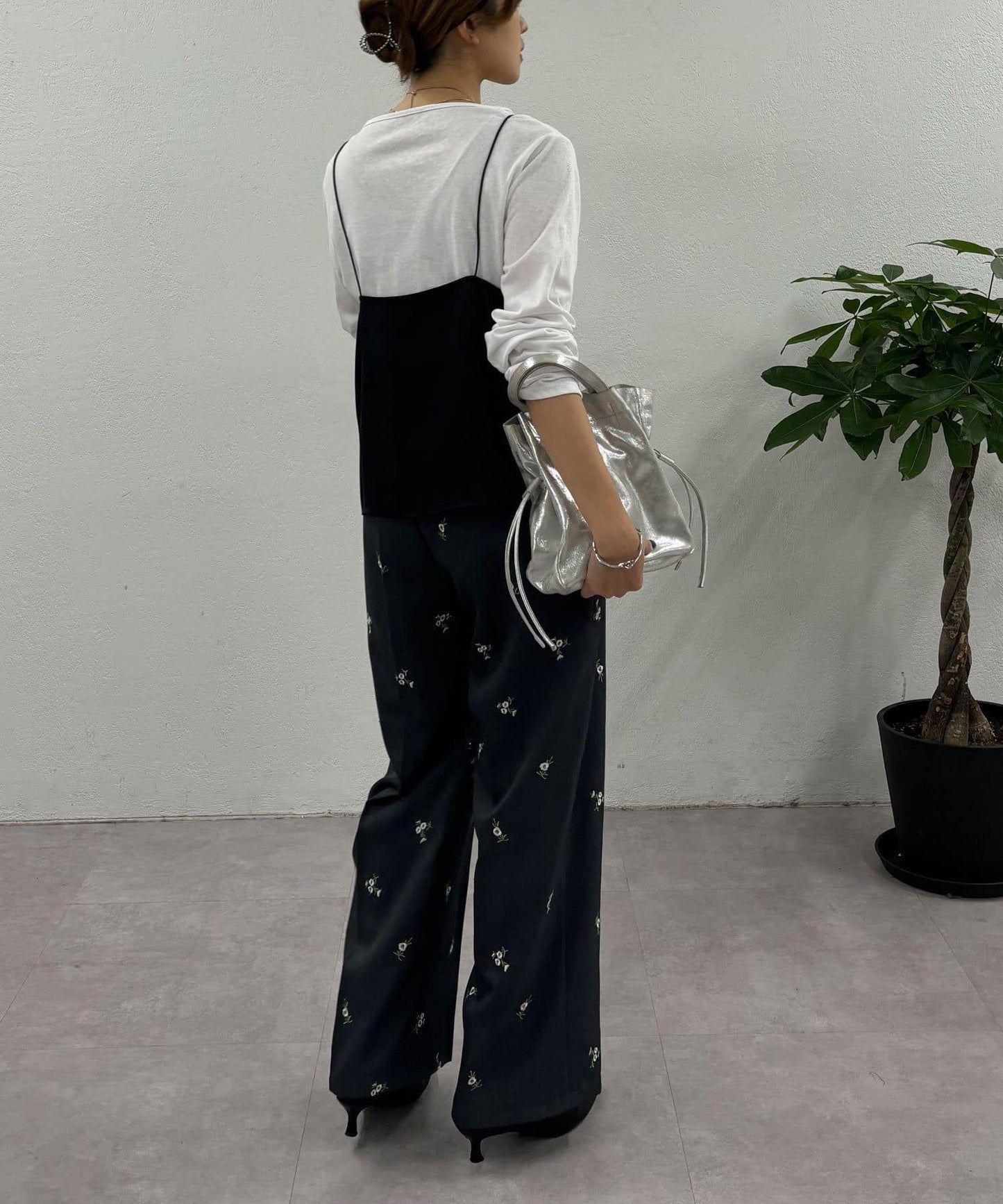 緞面吊帶背心