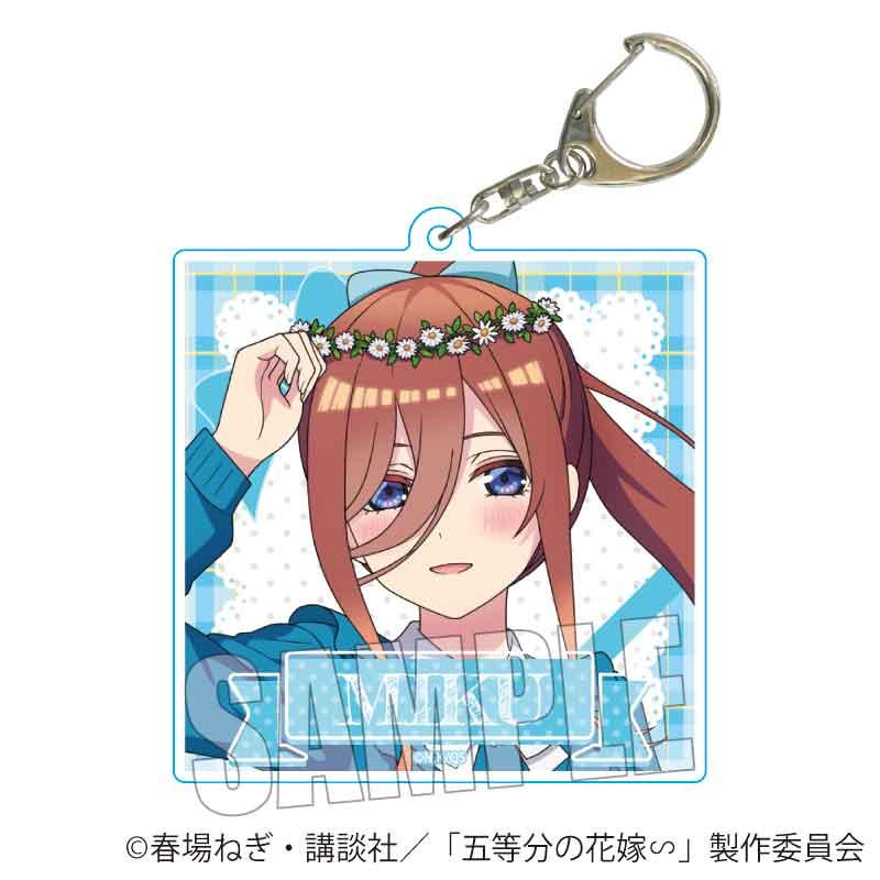 《五等分的新娘》∽_稍大亞克力鑰匙扣 中野 三玖 野餐版。