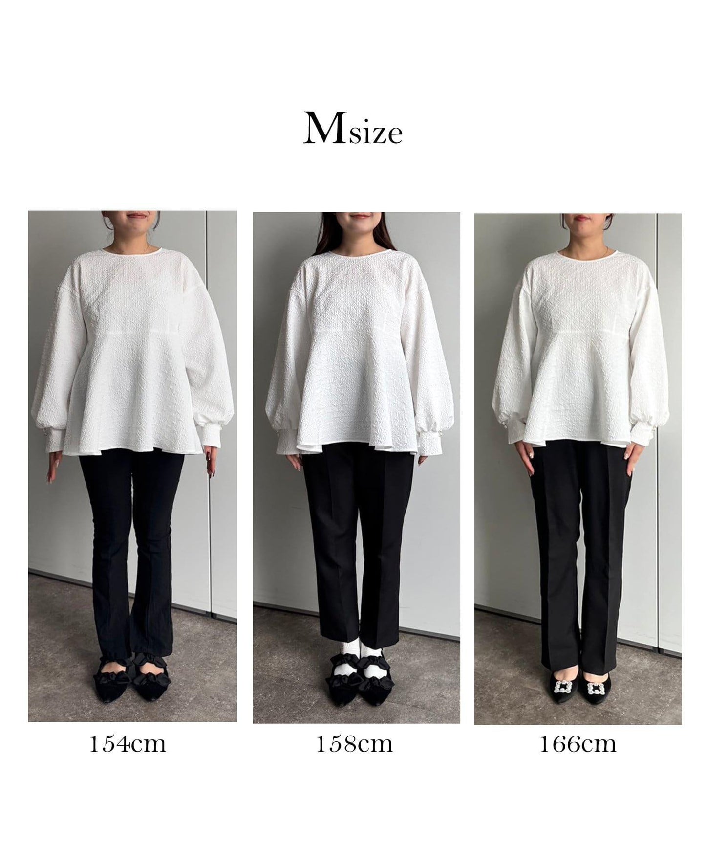 【媽媽監修!禮服單品】氣球袖提花荷葉邊上衣