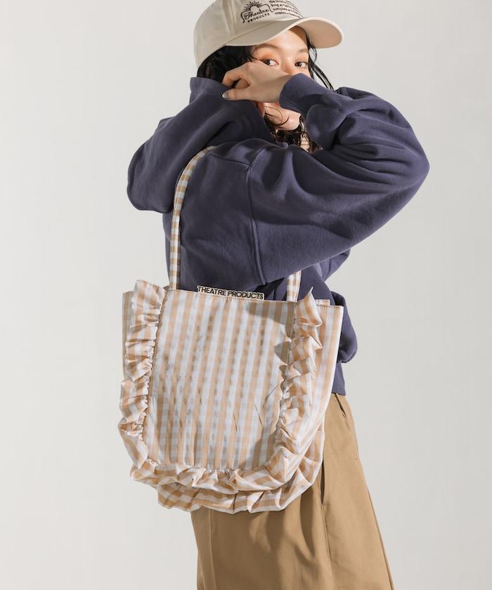 聯名 格子紋 托特包