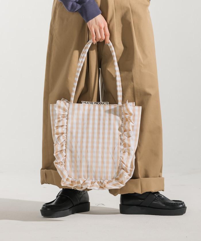 聯名 格子紋 托特包