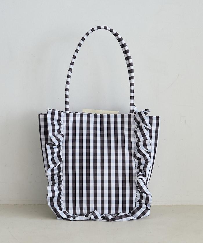 聯名 格子紋 托特包