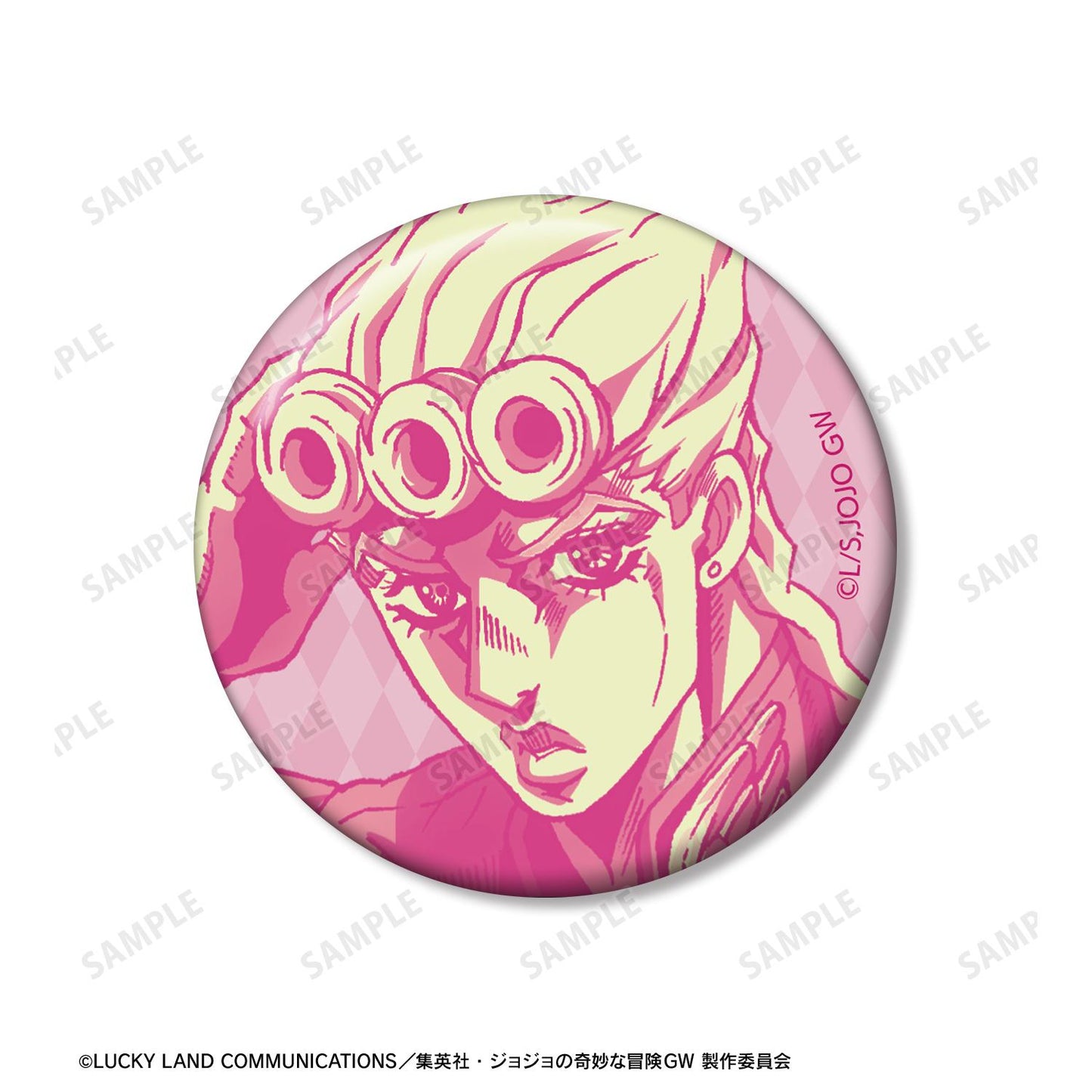 《JOJO的奇妙冒險》 黃金之風_喬爾諾·喬巴拿&布魯諾·布加拉提 徽章2個套裝