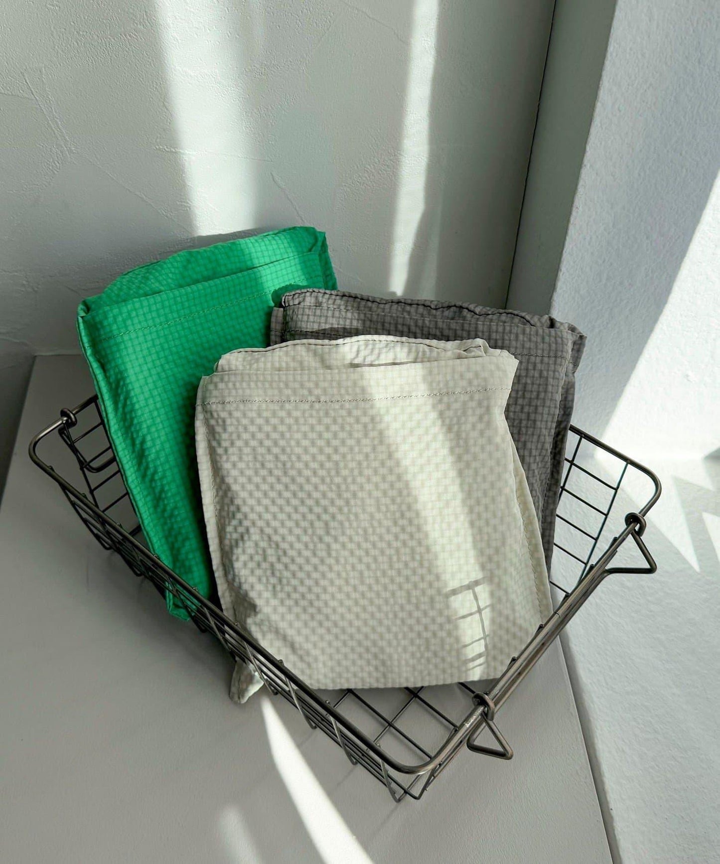 防水足球格子刺繡手提包