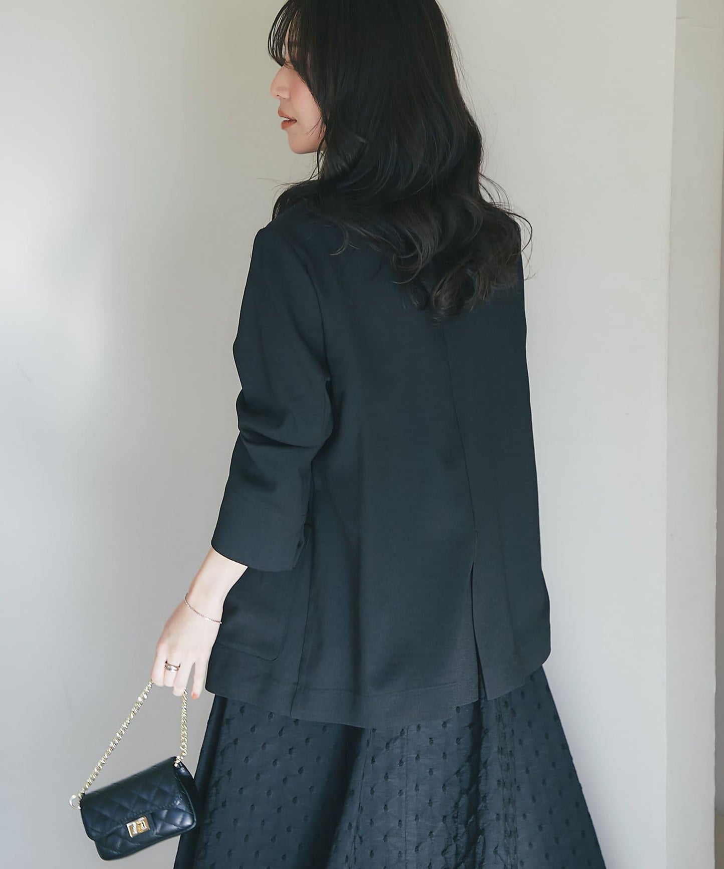 【美型剪裁】亞麻風西裝外套
