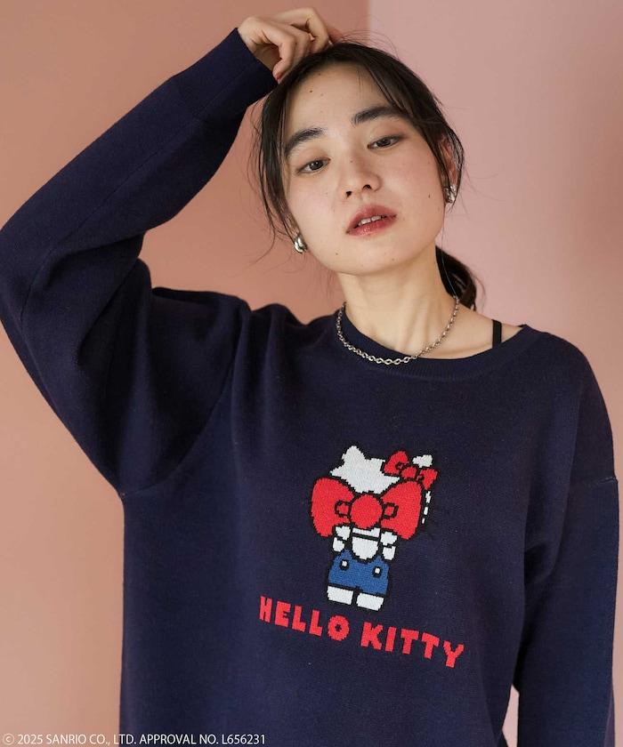 'HELLO KITTY' 提花針織衫