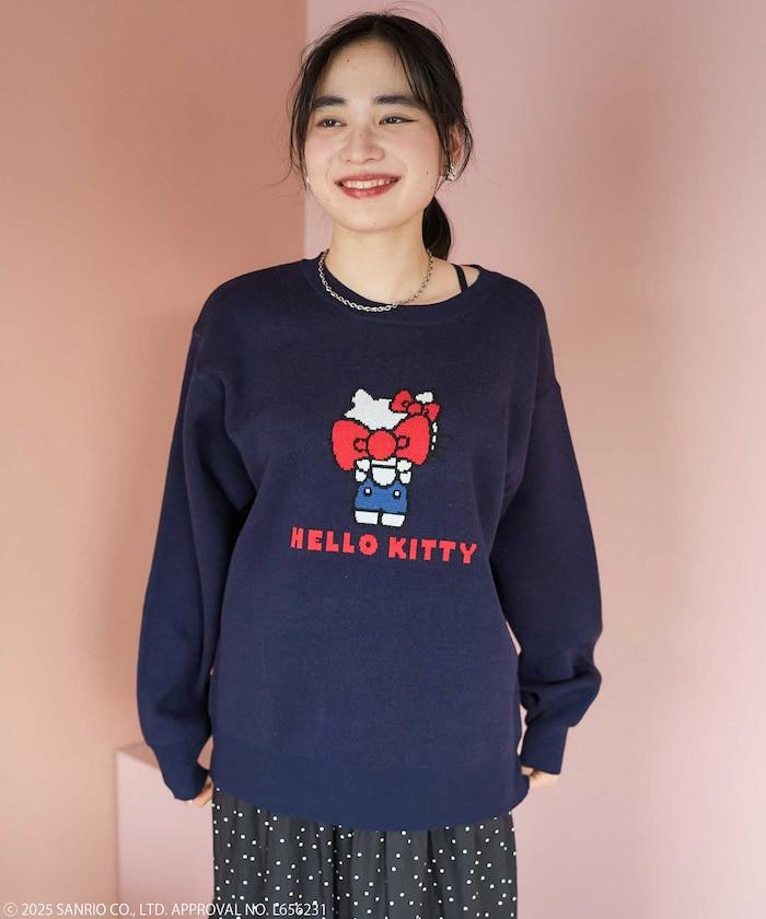 'HELLO KITTY' 提花針織衫