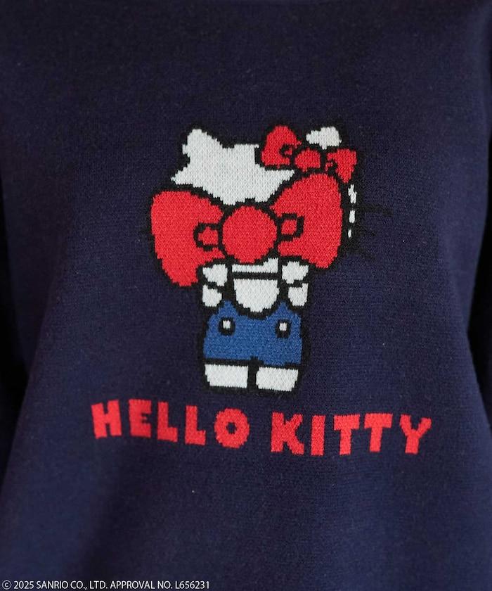 'HELLO KITTY' 提花針織衫