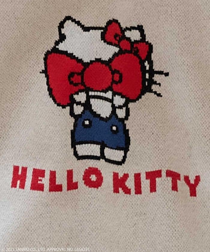 'HELLO KITTY' 提花針織衫