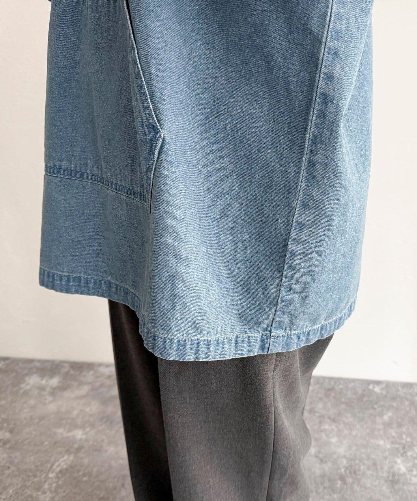 牛仔風格防風外套