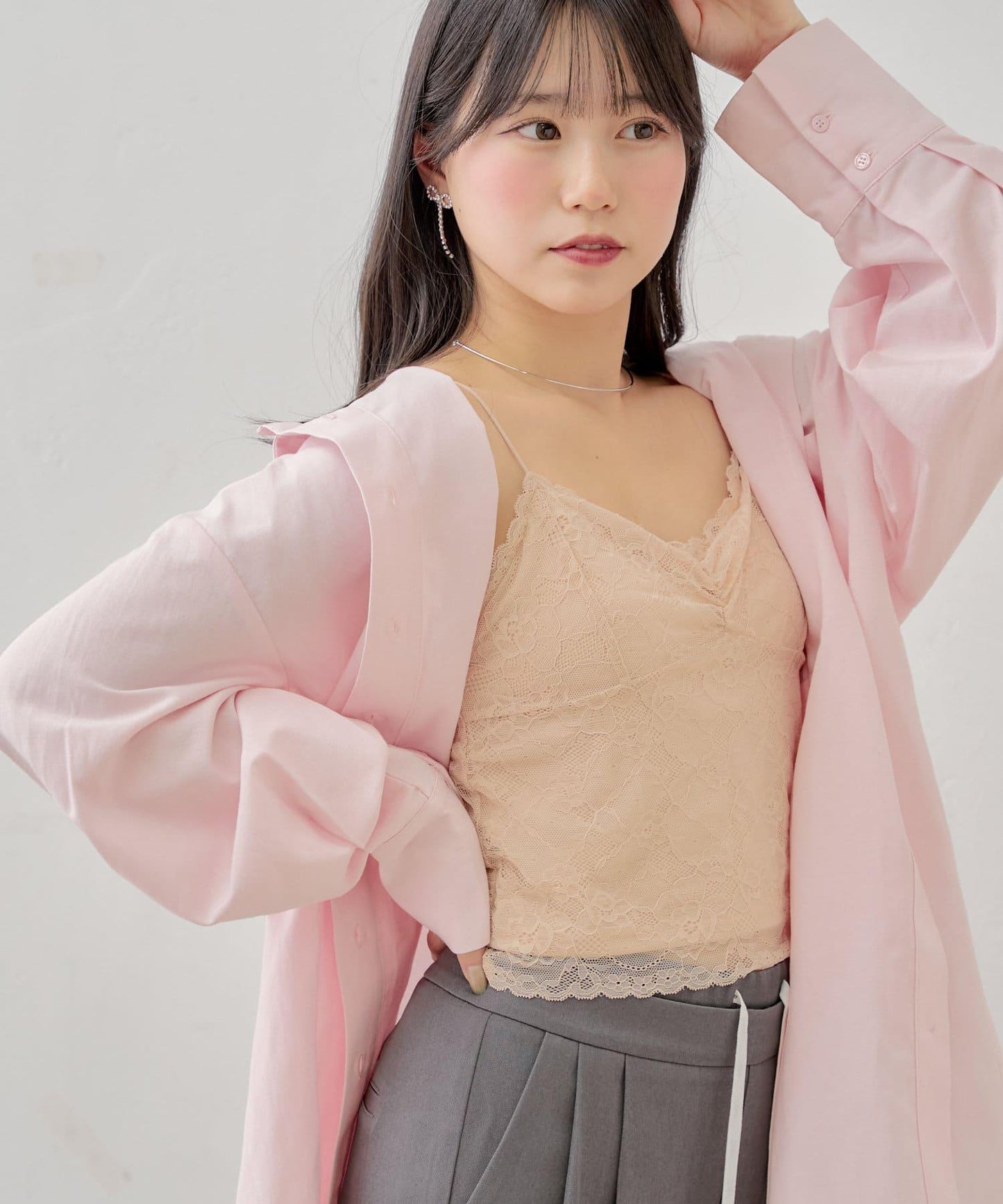【收藏總選舉對象】帶杯蕾絲吊帶背心