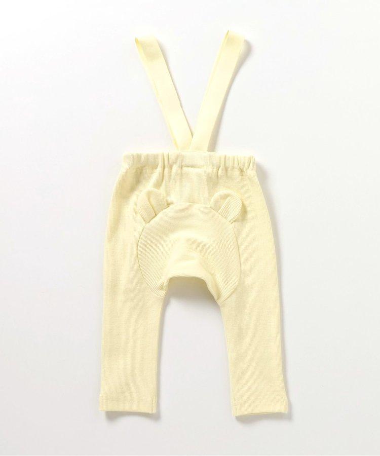 帶吊帶的條紋褲