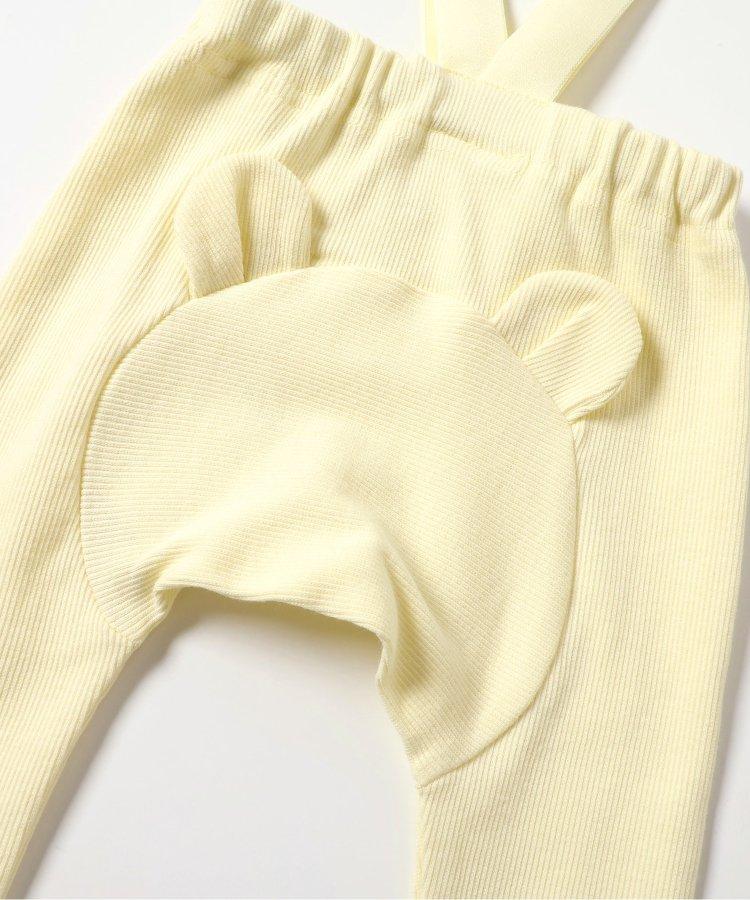 帶吊帶的條紋褲