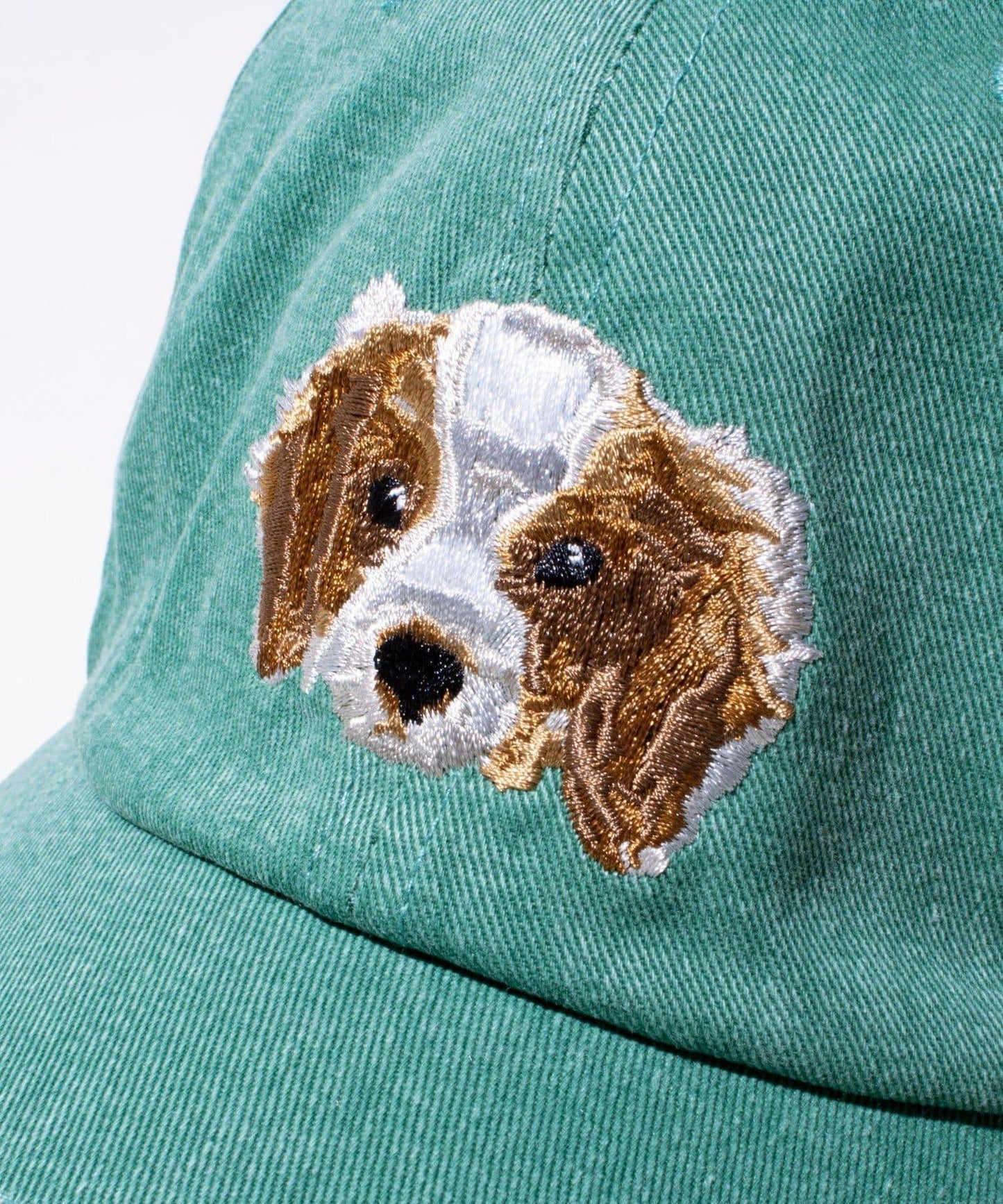 【GLOSTER】清洗後的狗刺繡帽