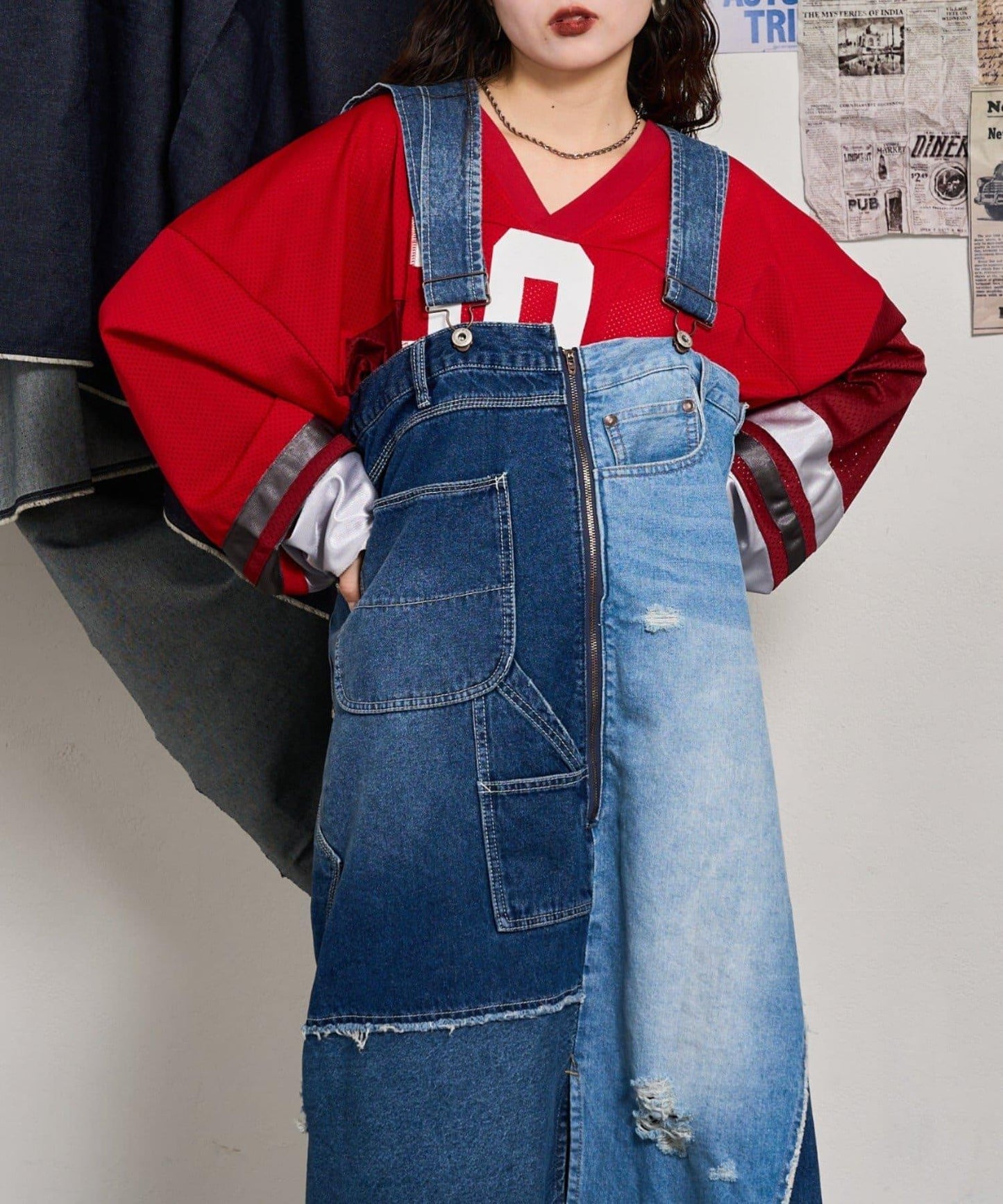 【etsita】改良版牛仔連衣裙